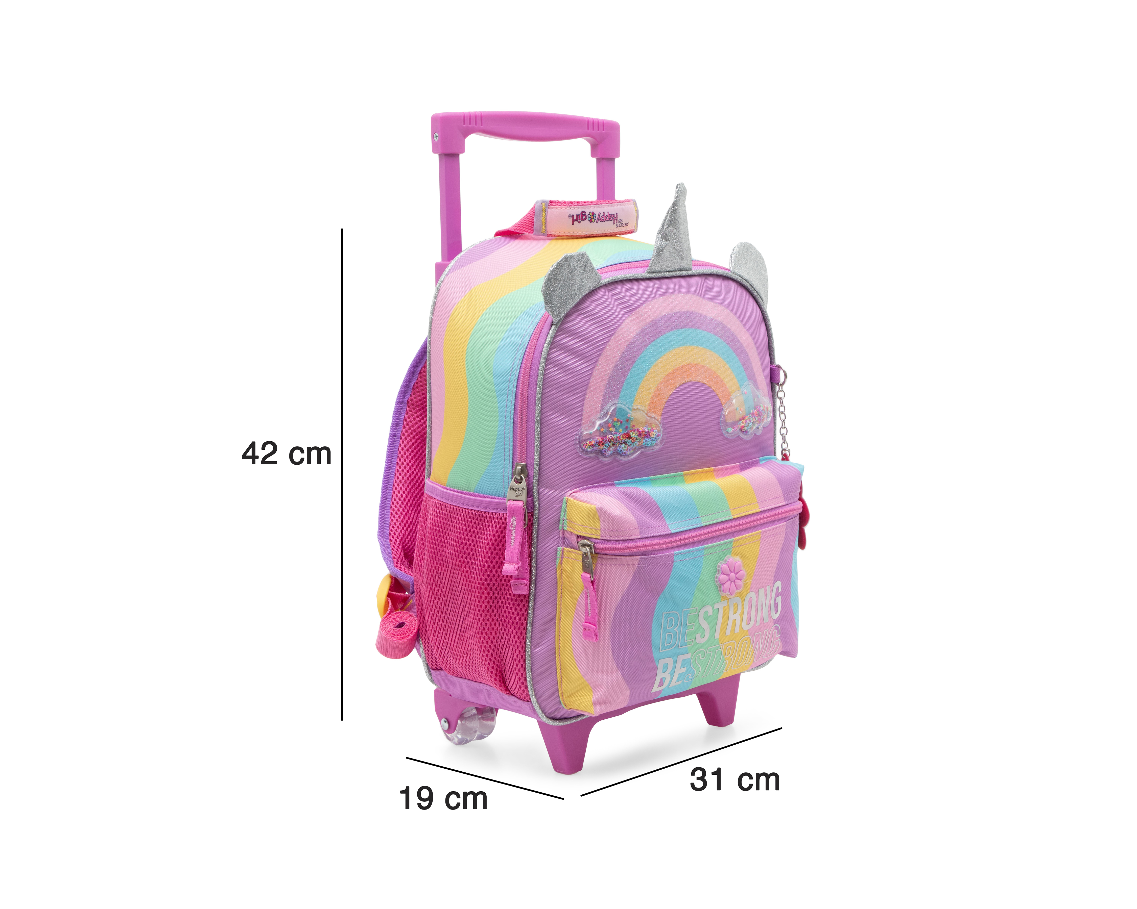 Foto 8 pulgar | Foto 7 | Mochila con Ruedas Chenson Happy Girl Unicornio