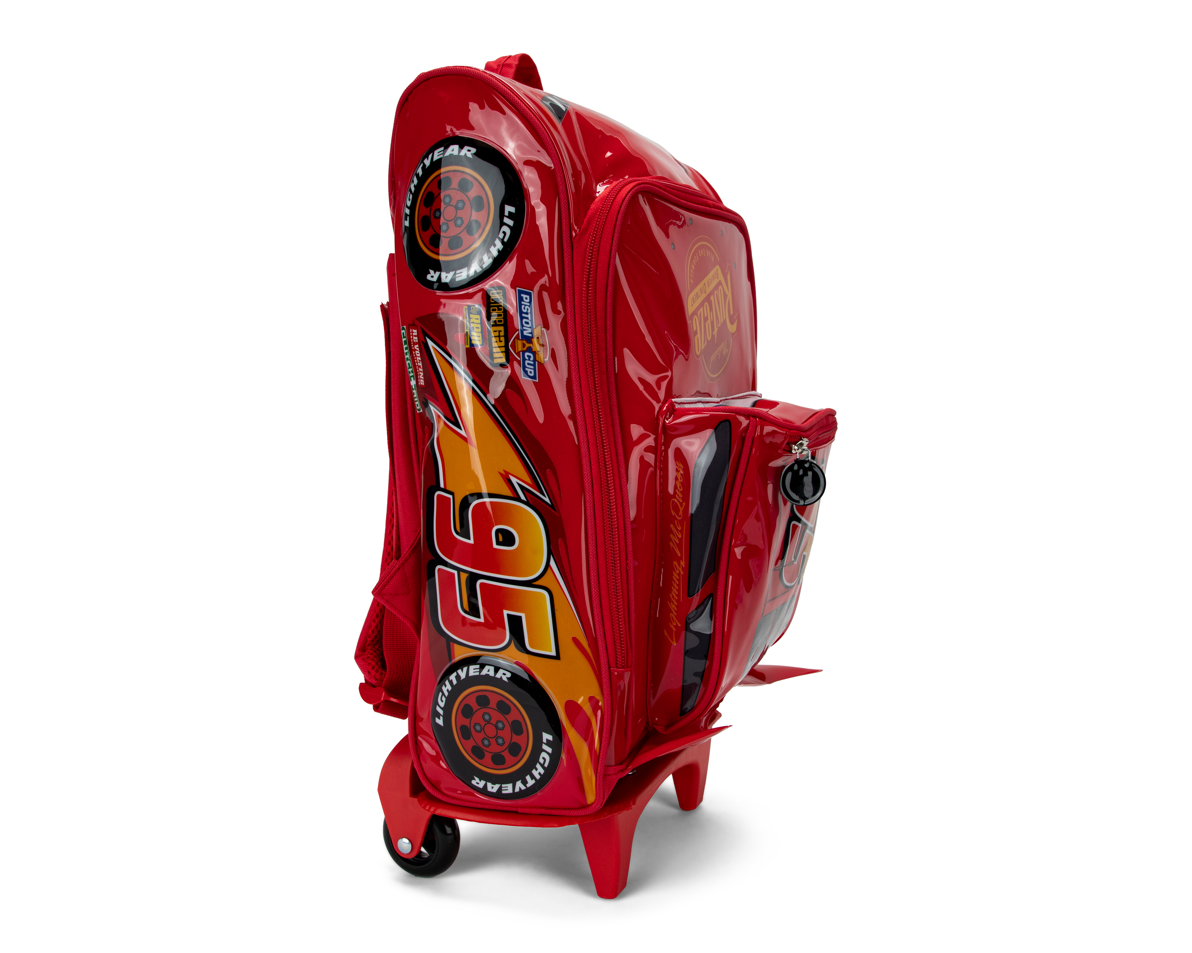 Foto 3 pulgar | Foto 2 | Mochila con Ruedas Disney Cars Roja