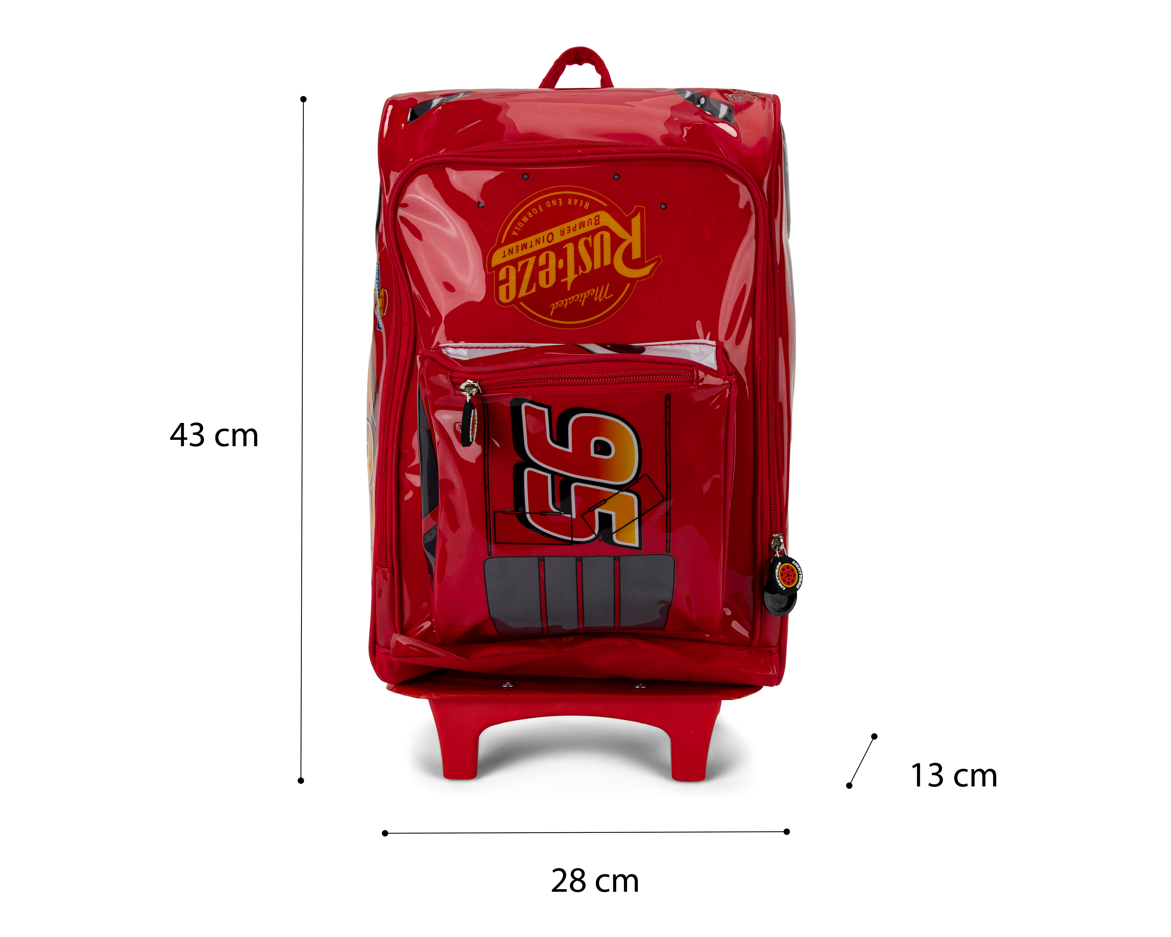 Foto 6 | Foto 6 | Mochila con Ruedas Disney Cars Roja