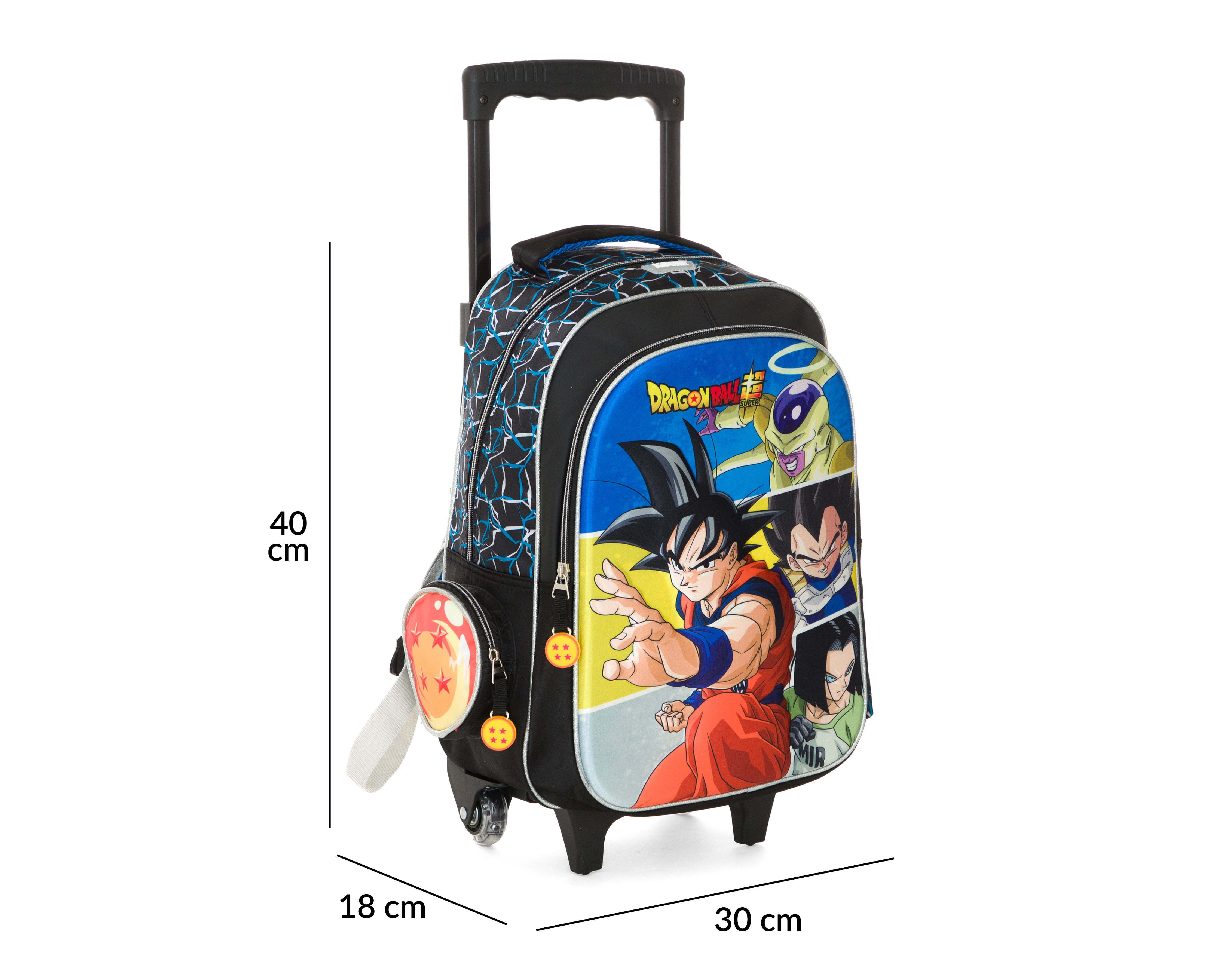 Foto 7 pulgar | Foto 6 | Mochila con Ruedas Dragon Ball Super Estampada