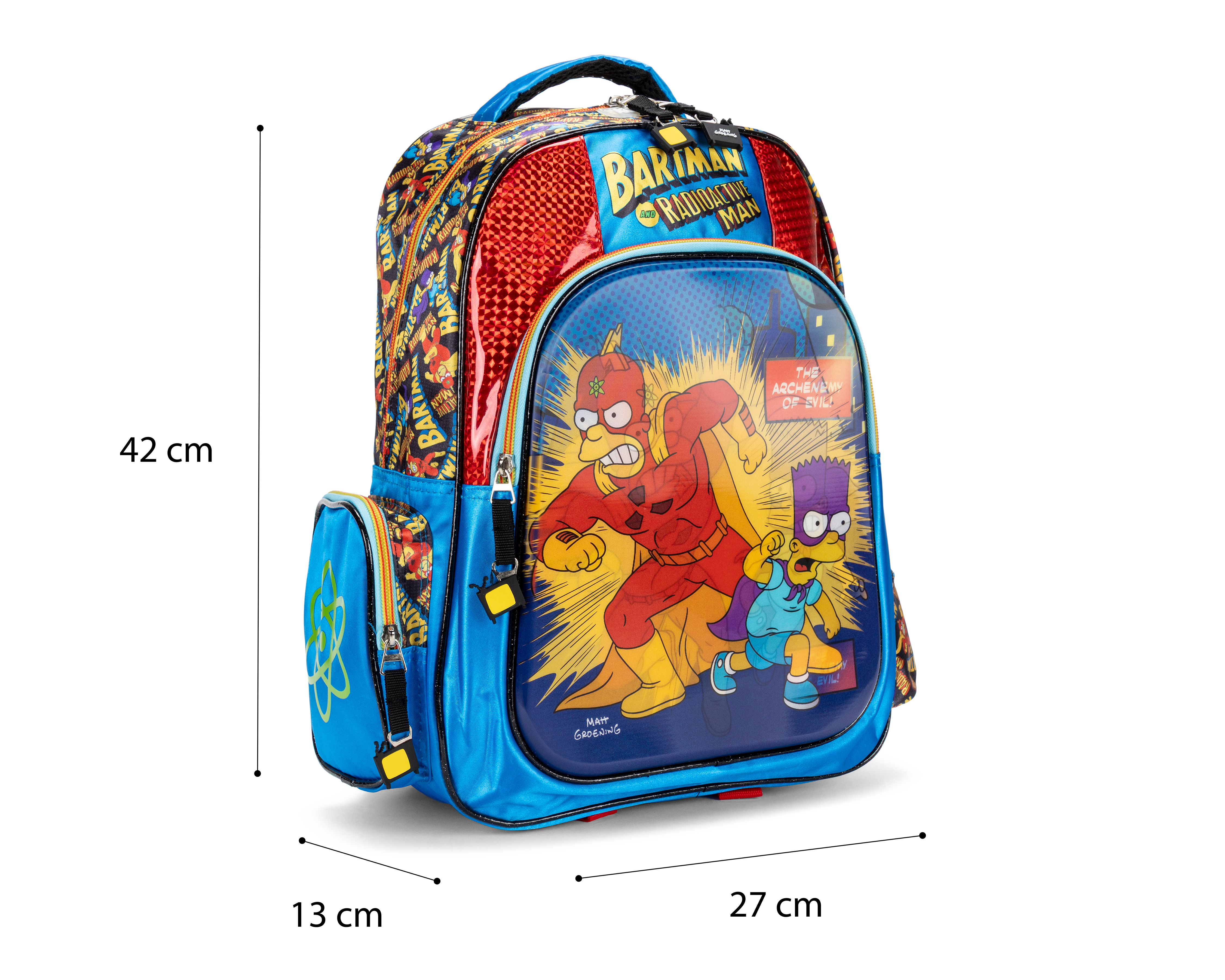 Foto 8 pulgar | Foto 7 | Mochila Escolar Disney The Simpsons