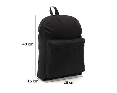 Foto 7 | Foto 7 | Mochila Escolar Grafito con Útiles Escolares