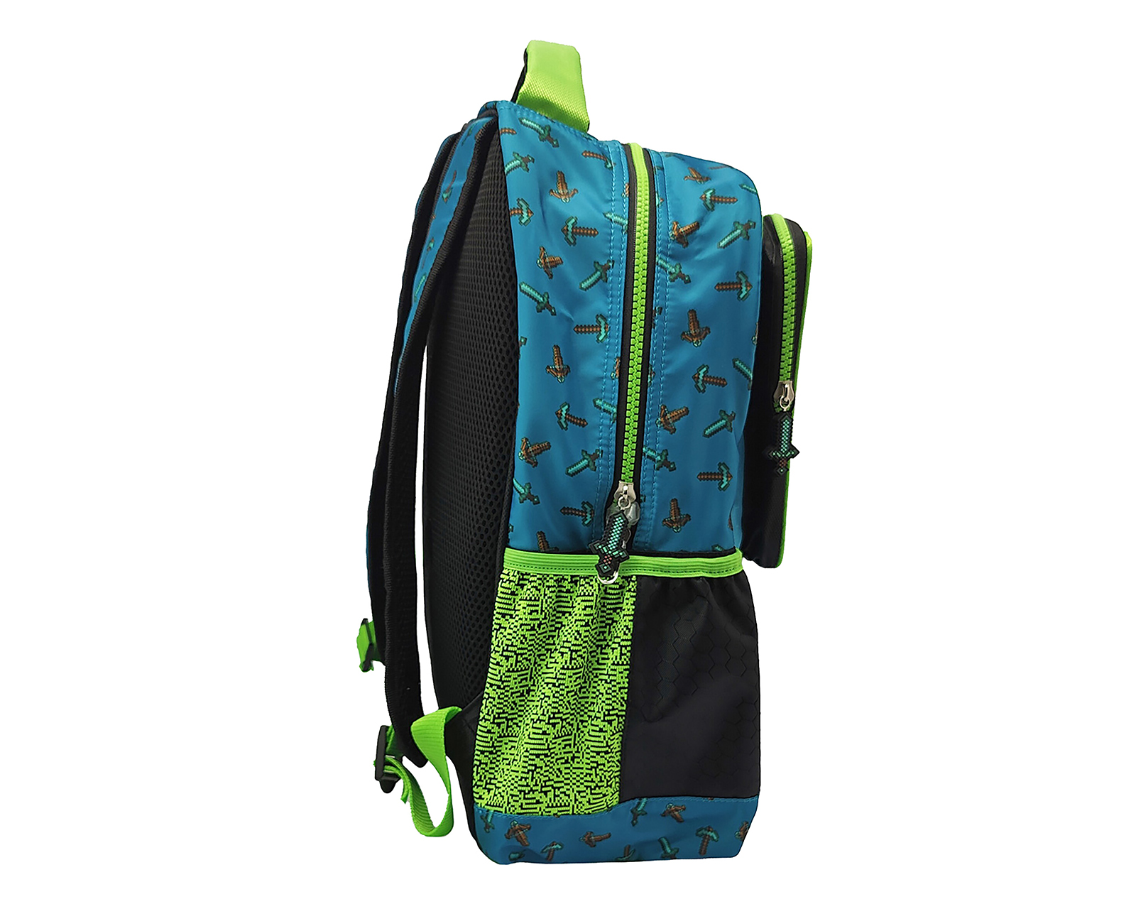 Foto 3 pulgar | Foto 2 | Mochila Escolar Minecraft Estampada