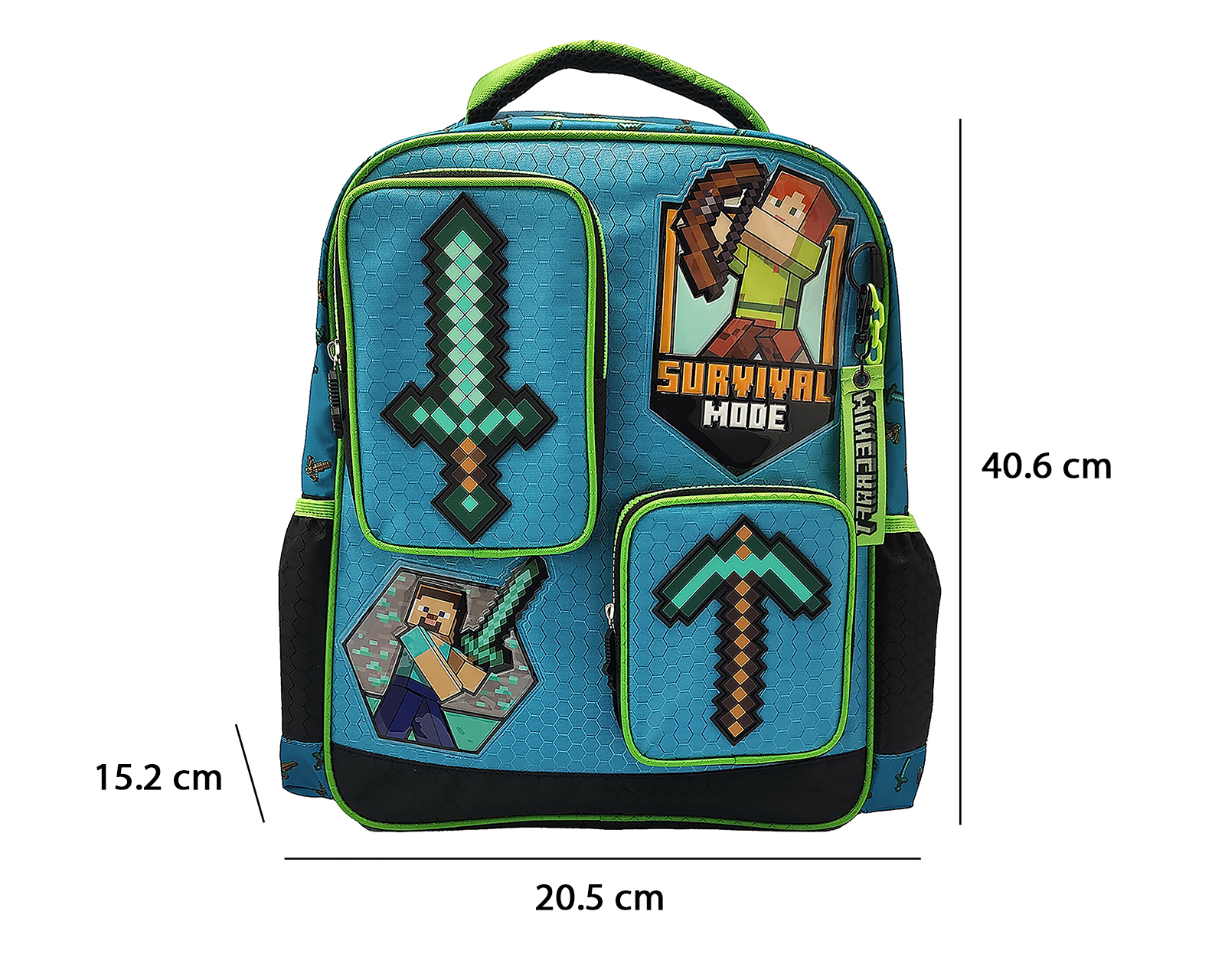 Foto 6 pulgar | Foto 5 | Mochila Escolar Minecraft Estampada