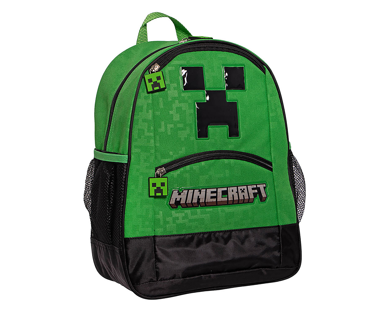 Foto 2 pulgar | Foto 1 | Mochila Escolar Minecraft Verde