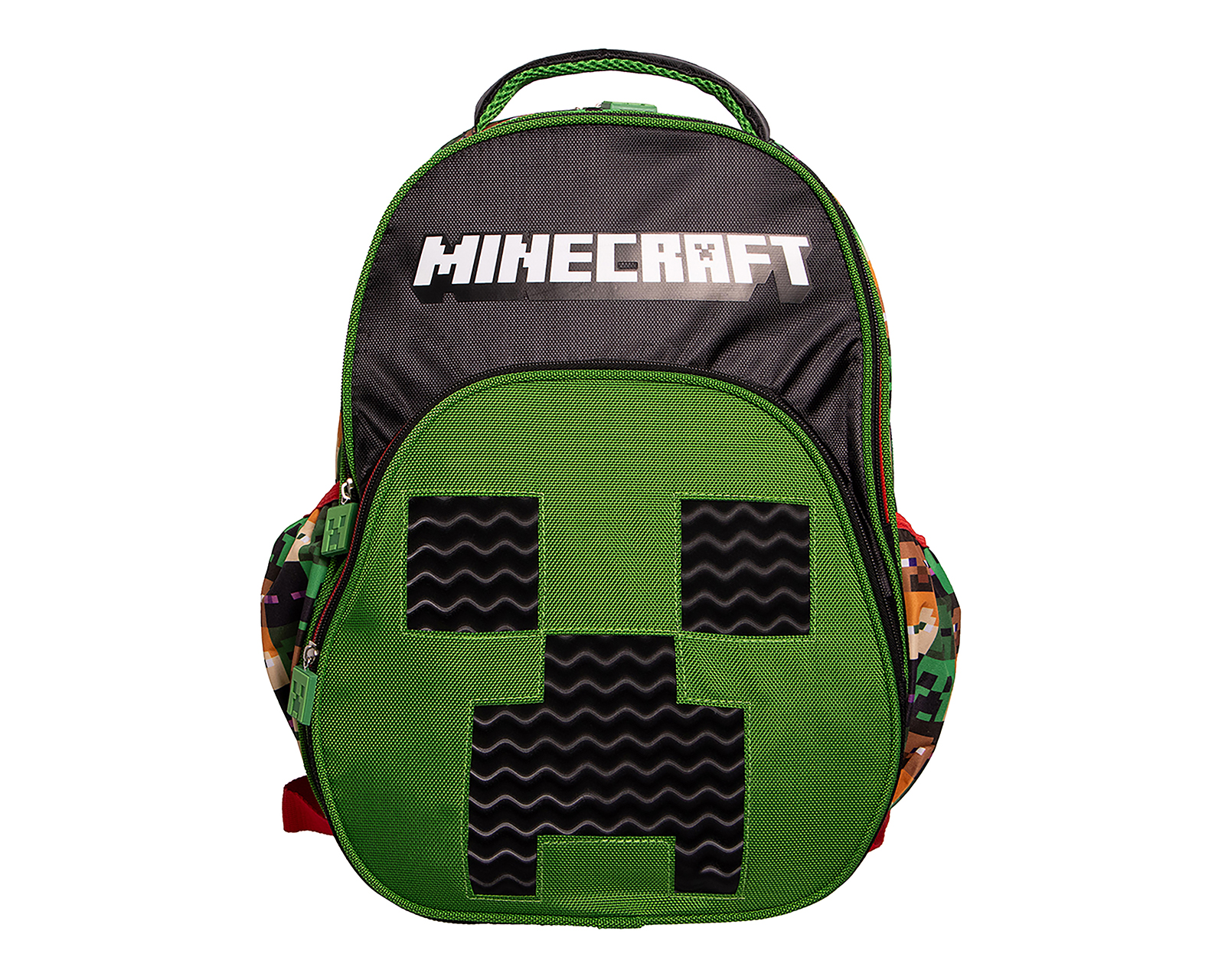Foto 2 pulgar | Foto 1 | Mochila Escolar Minecraft Estampada
