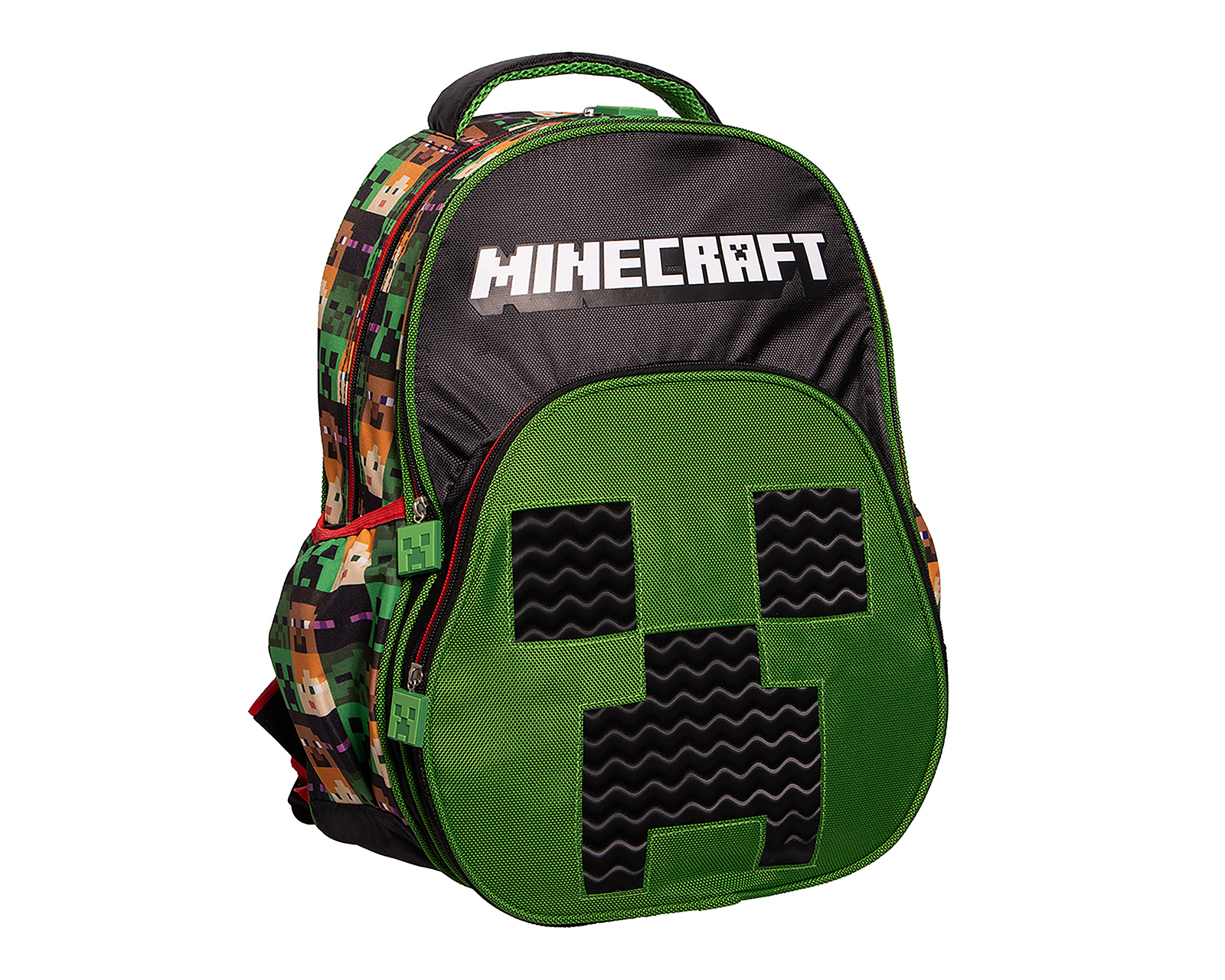 Foto 3 pulgar | Foto 2 | Mochila Escolar Minecraft Estampada