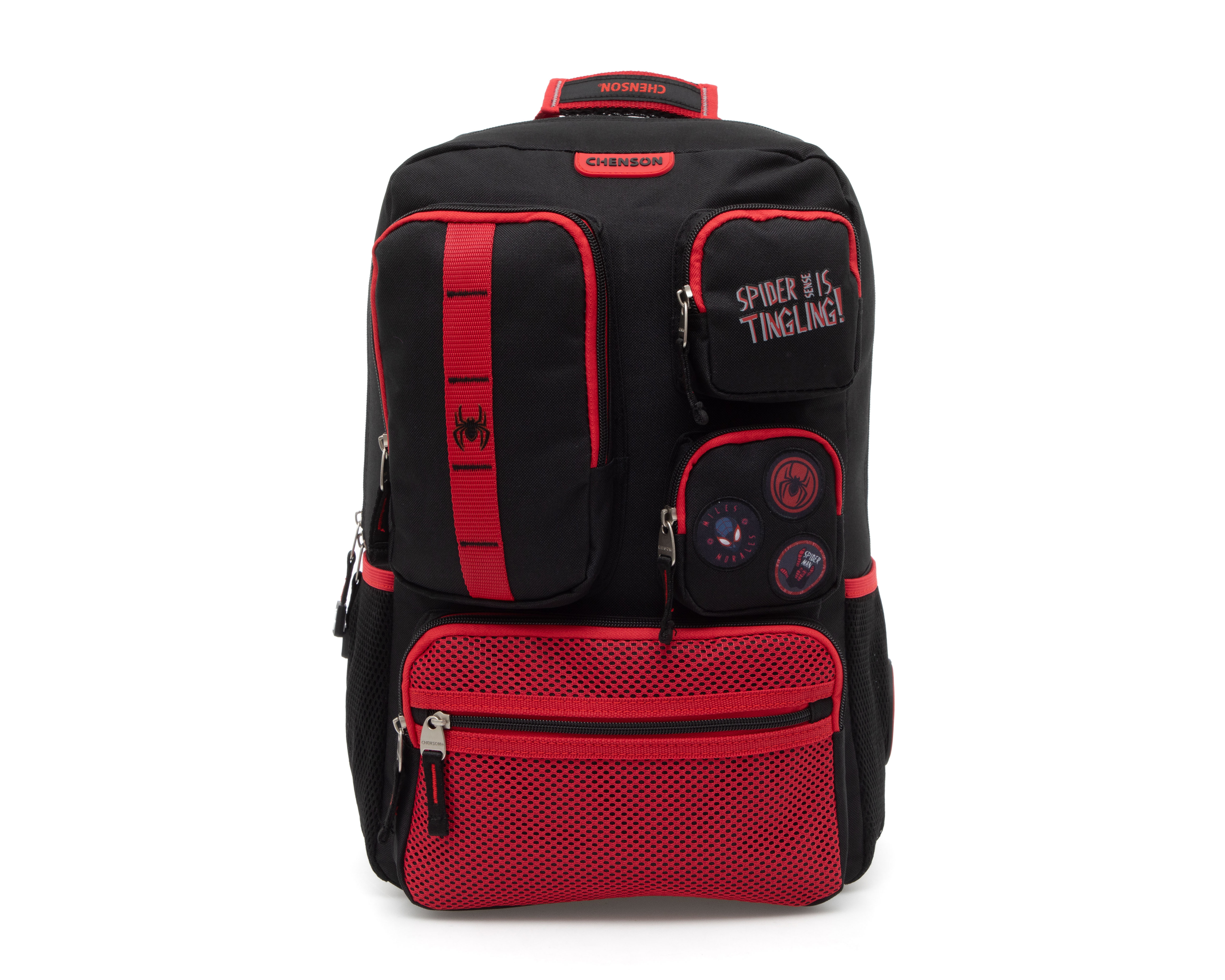 Mochila Escolar Chenson Marvel Spider-Man Negra