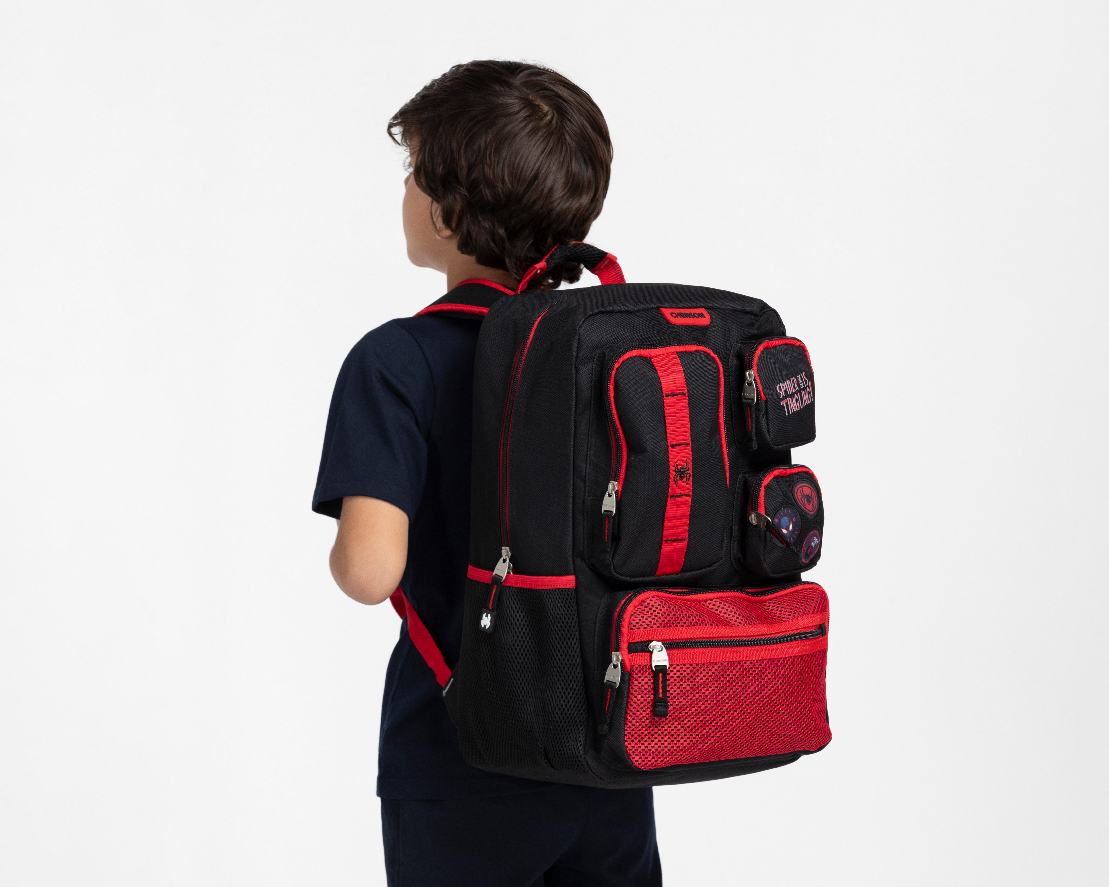 Foto 9 pulgar | Foto 8 | Mochila Escolar Chenson Marvel Spider-Man Negra