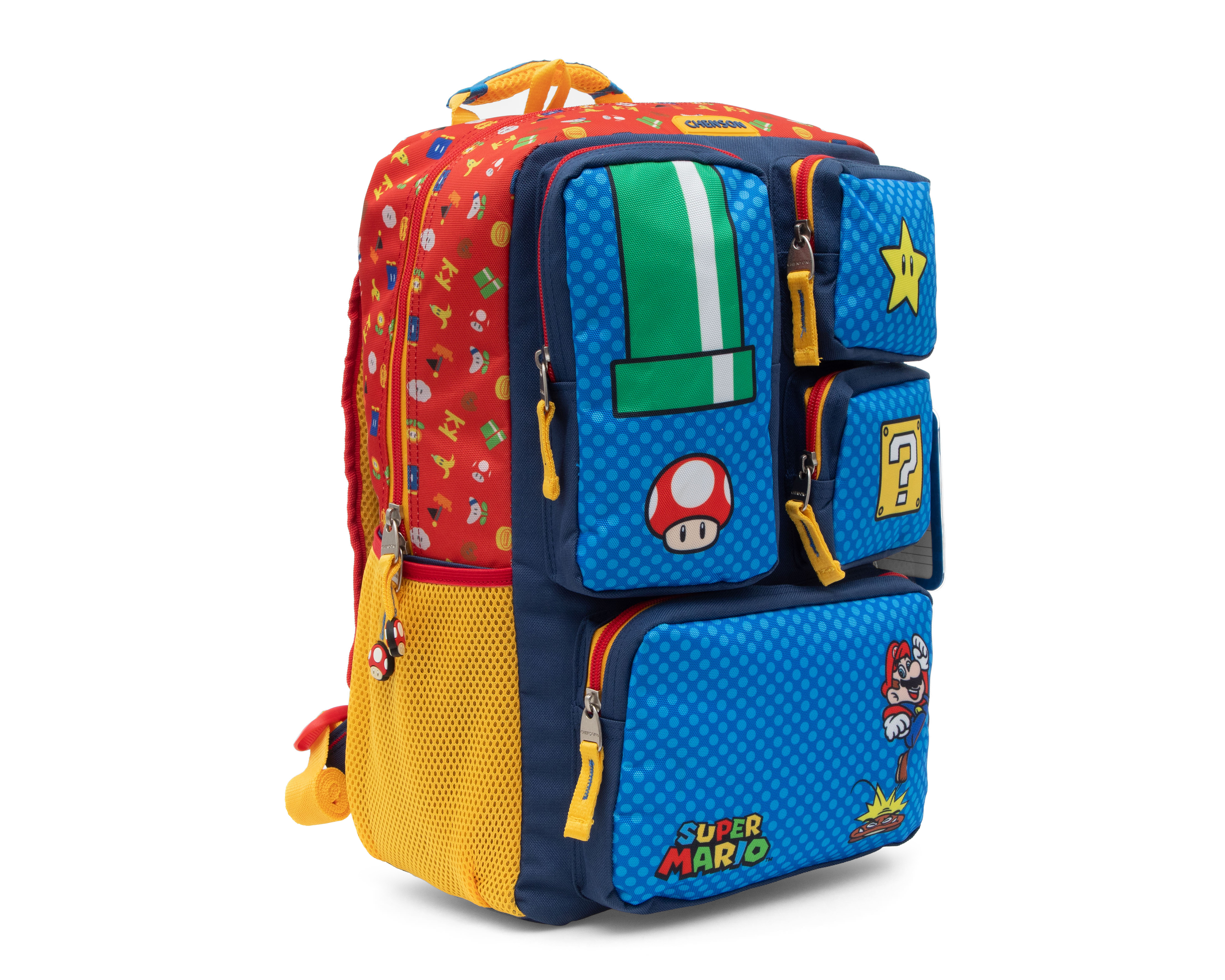 Foto 3 pulgar | Foto 2 | Mochila Chenson Super Mario Azul Estampada