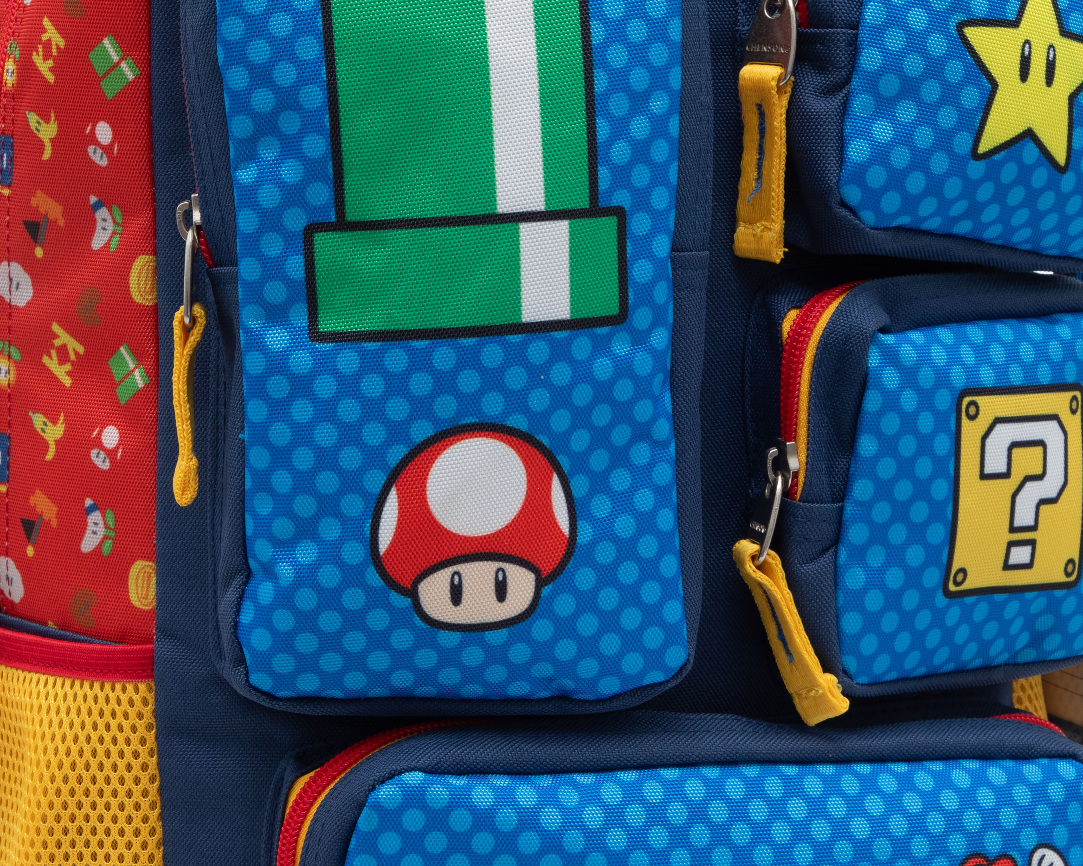 Foto 6 pulgar | Foto 5 | Mochila Chenson Super Mario Azul Estampada