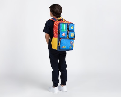 Foto 8 | Foto 8 | Mochila Chenson Super Mario Azul Estampada