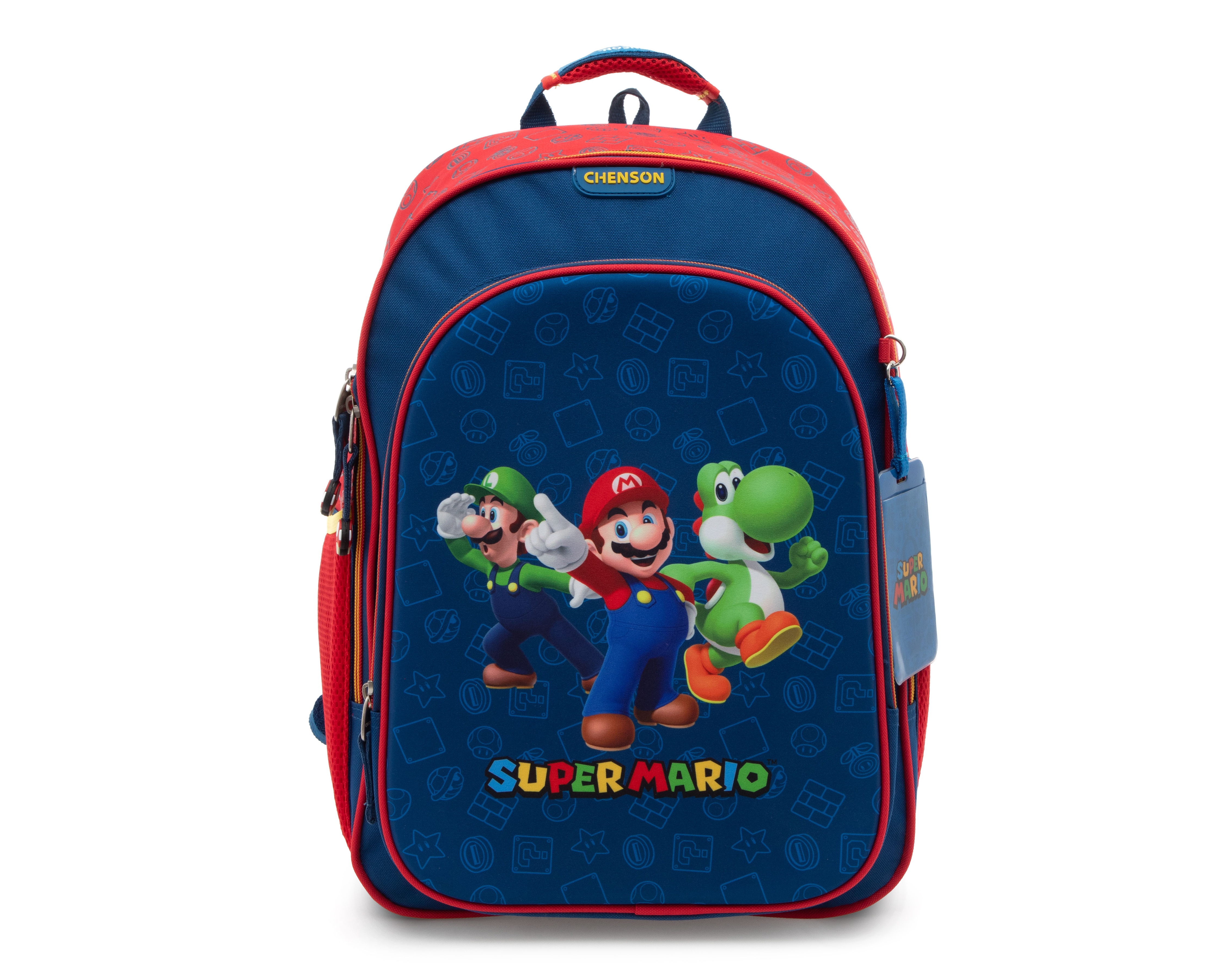 Foto 2 pulgar | Foto 1 | Mochila Chenson Super Mario Azul Estampada