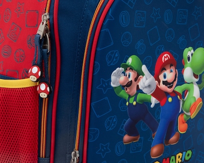 Foto 4 | Foto 5 | Mochila Chenson Super Mario Azul Estampada