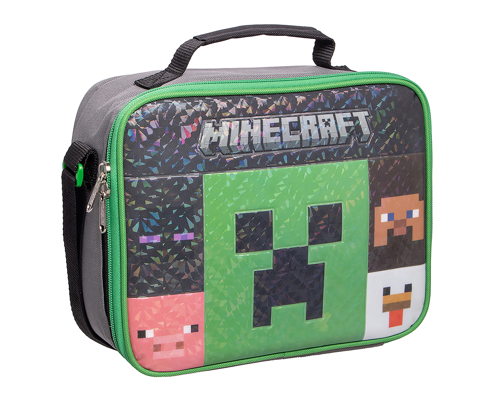 Foto 2 pulgar | Foto 1 | Lonchera Minecraft Estampada
