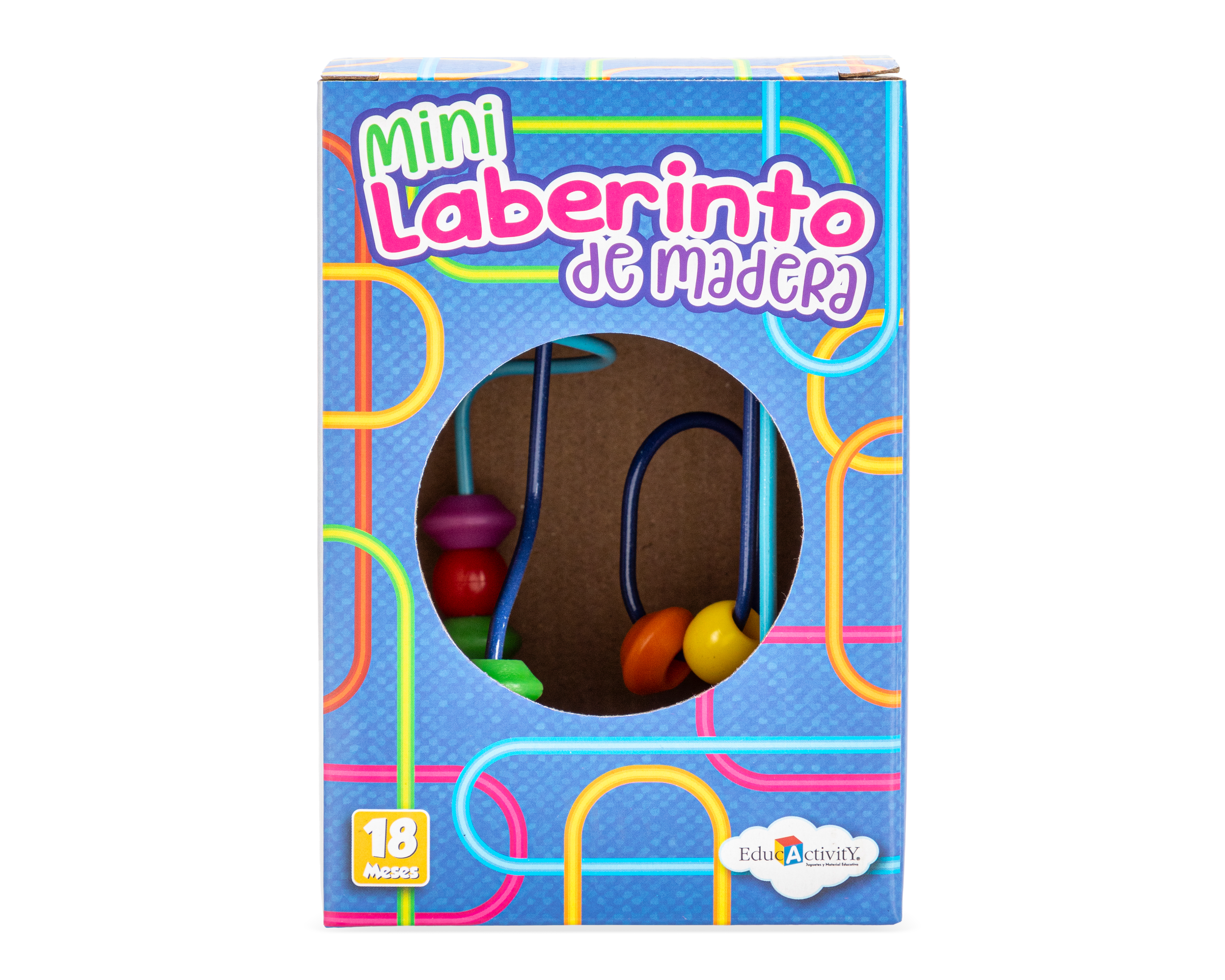 Foto 2 pulgar | Foto 1 | Juguete para Bebé Educactivity Mini Laberinto de Madera