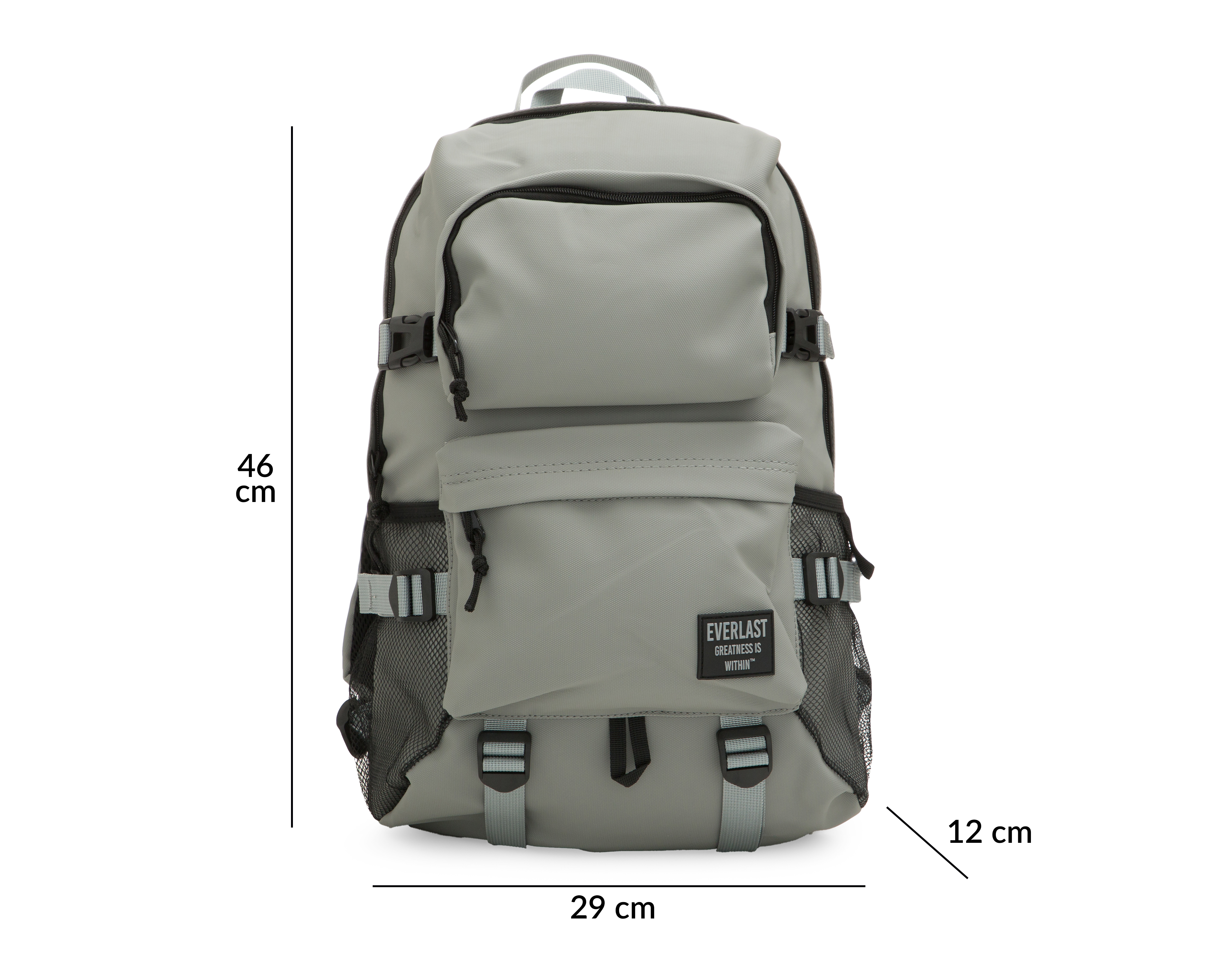 Foto 6 pulgar | Foto 5 | Mochila Everlast Gris