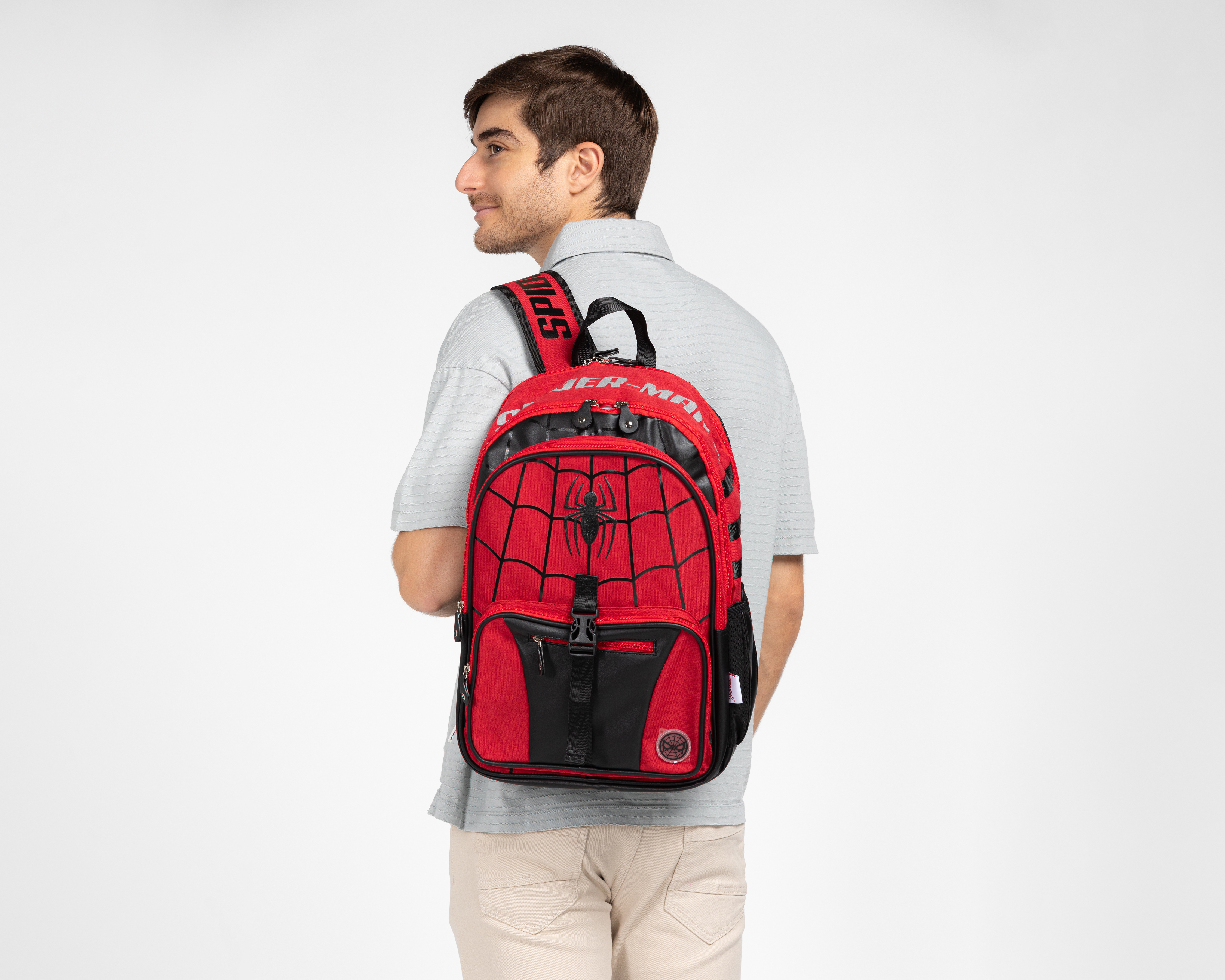 Foto 9 pulgar | Foto 8 | Mochila Escolar Marvel Spider-Man Roja