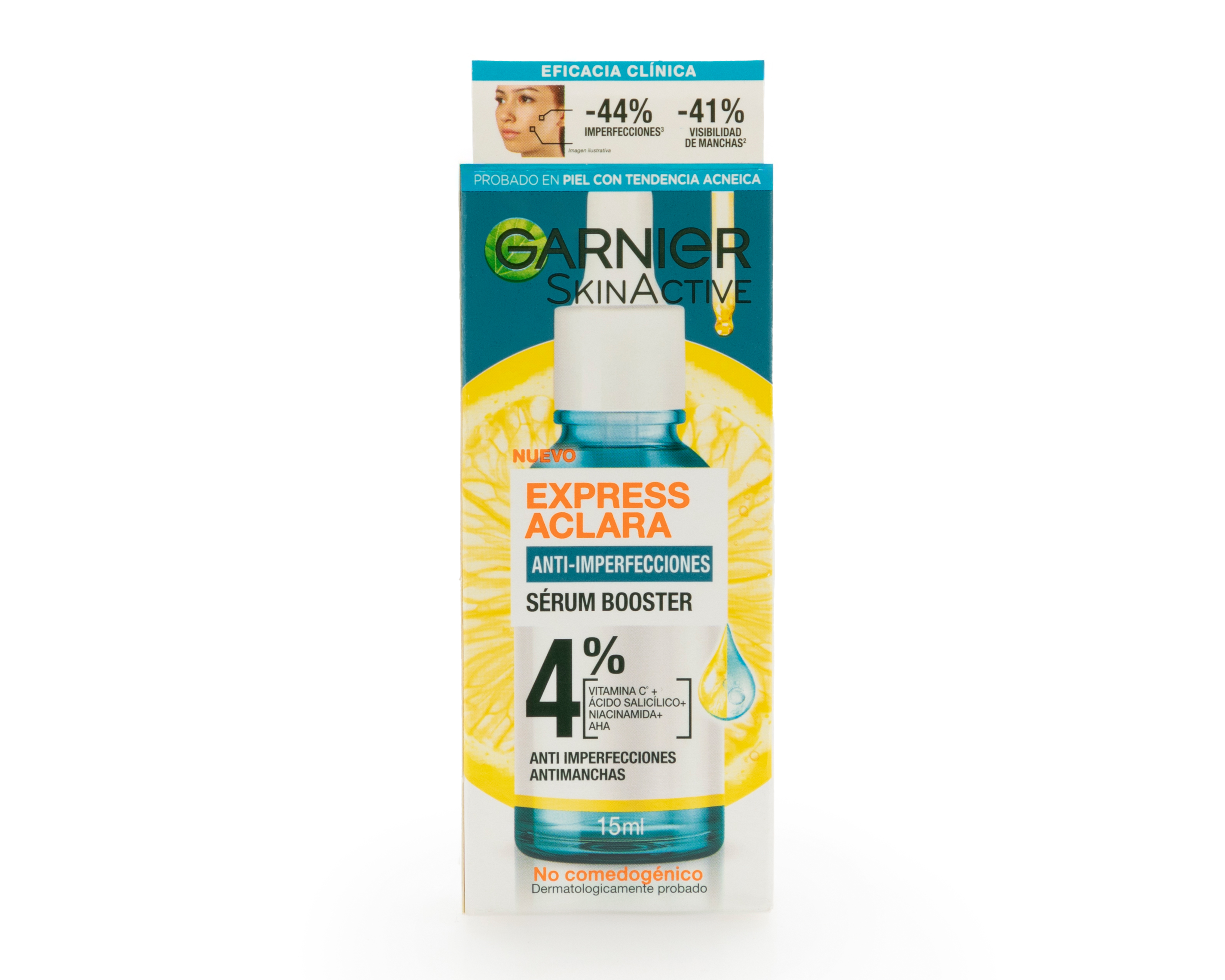 Foto 2 pulgar | Foto 1 | Sérum Antiimperfecciones Garnier Skin Active Express Aclara 15 ml
