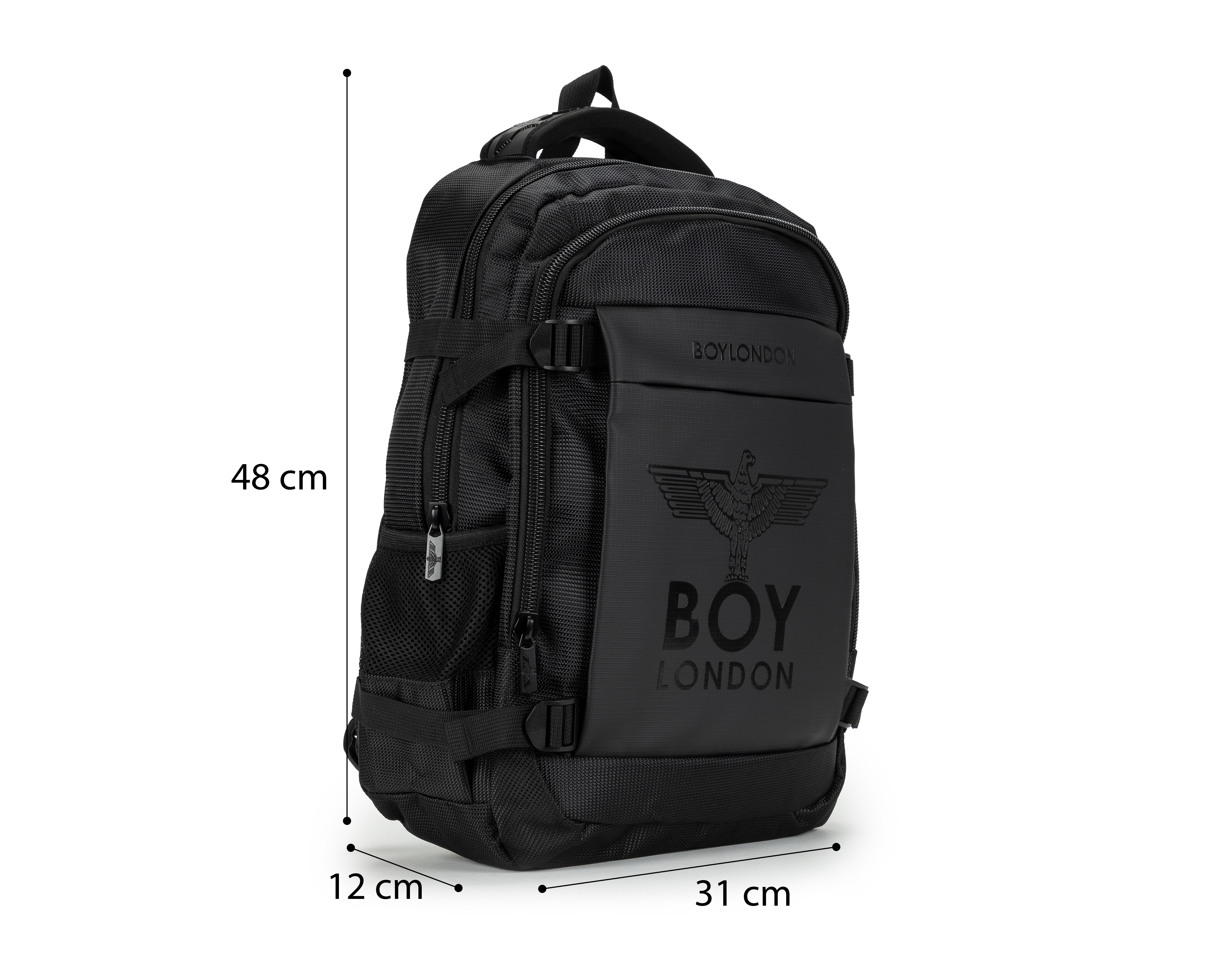 Foto 8 pulgar | Foto 7 | Mochila Boy London MF-25-18 Negra