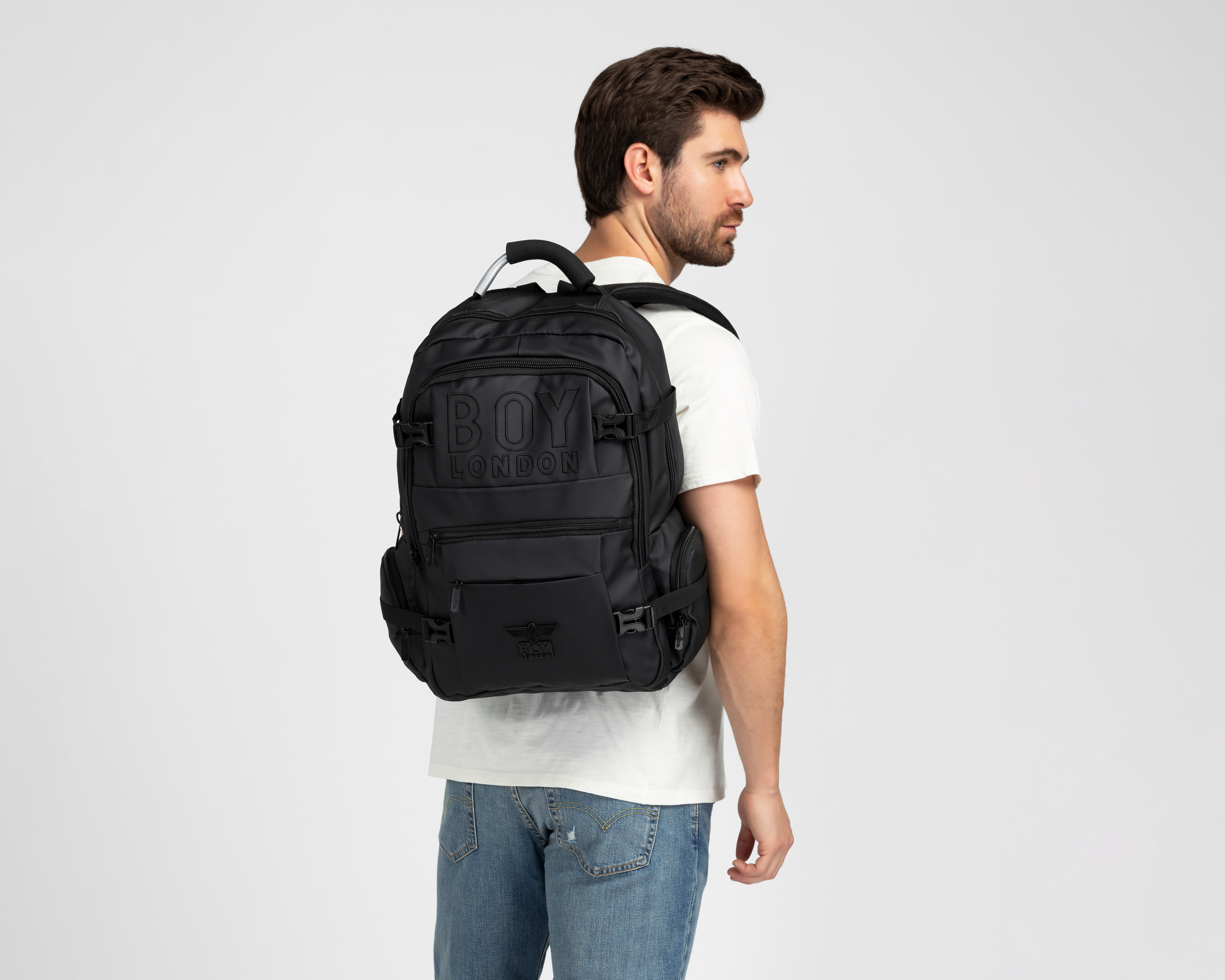 Foto 8 | Foto 8 | Mochila Boy London Negra