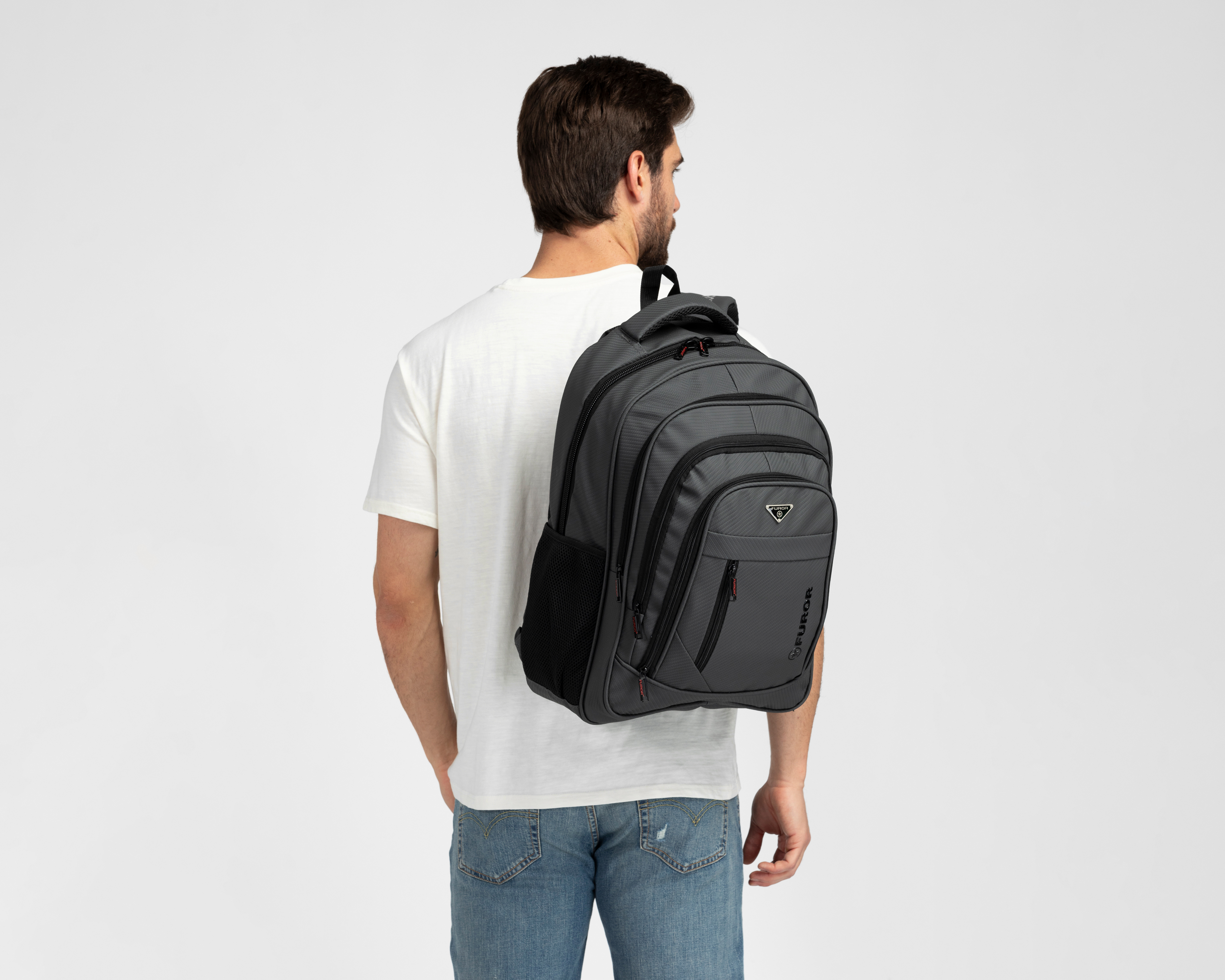 Foto 8 | Foto 8 | Mochila Furor Gris