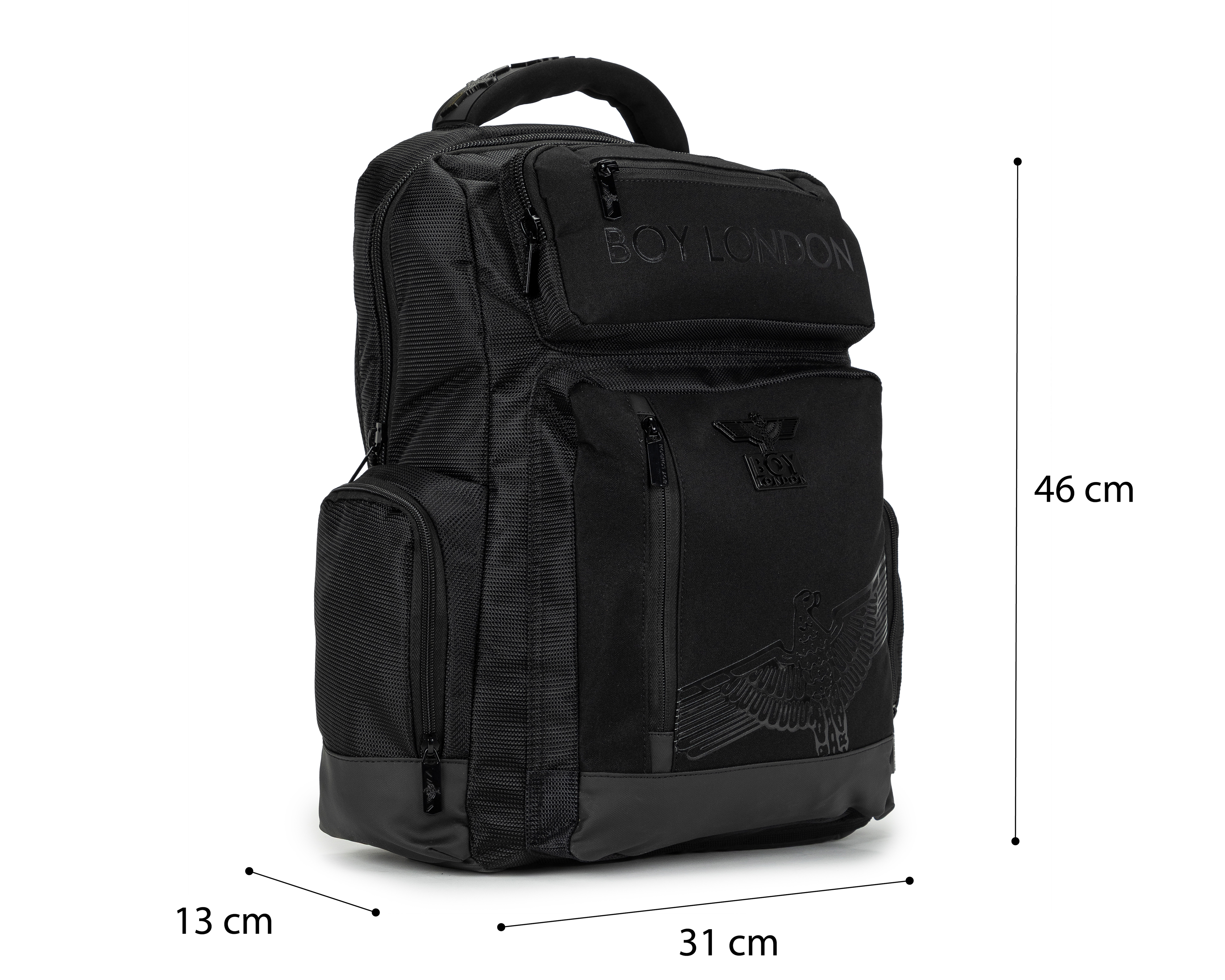 Foto 8 pulgar | Foto 7 | Mochila Boy London Boy-89-25 Negra