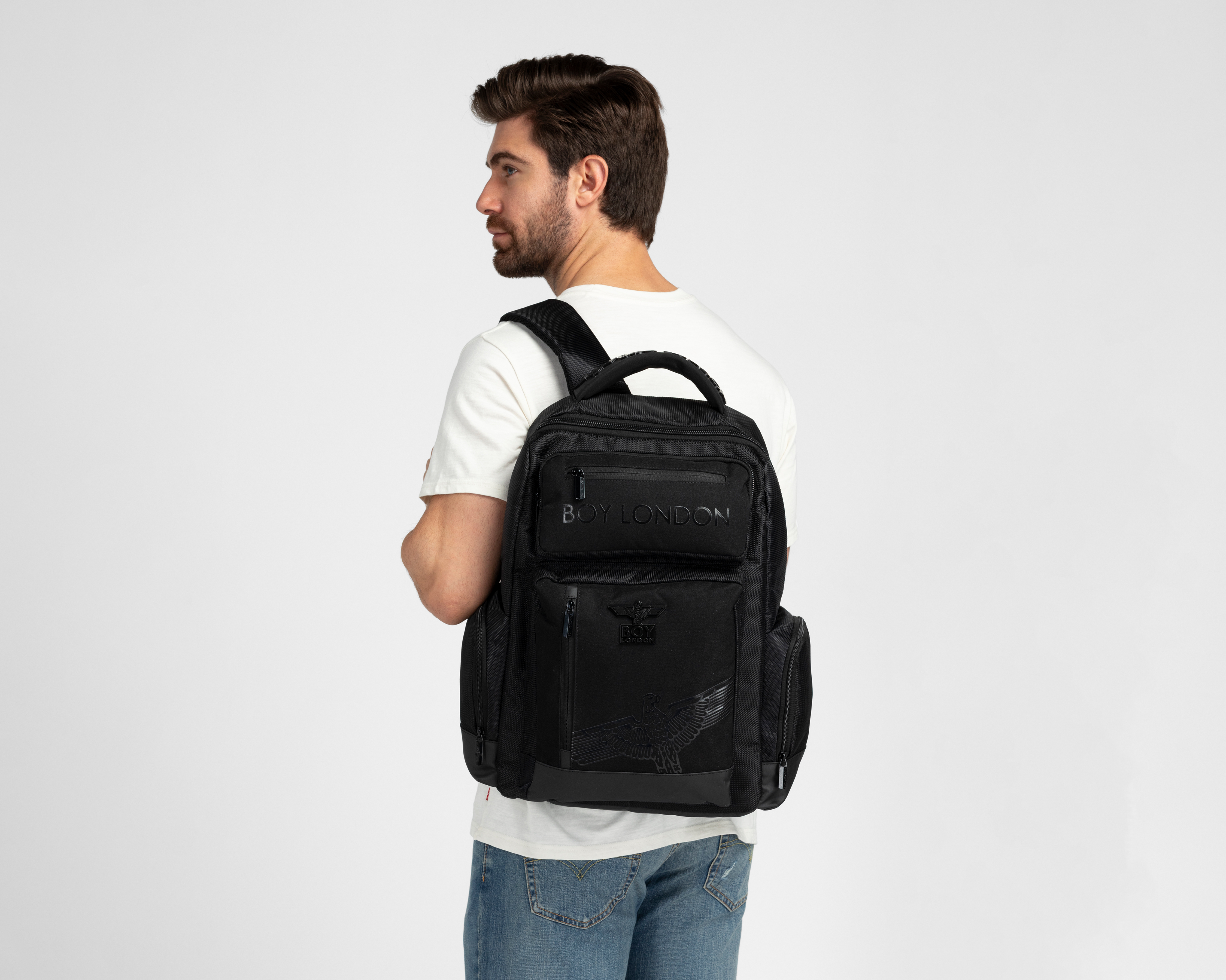 Foto 8 | Foto 8 | Mochila Boy London Boy-89-25 Negra