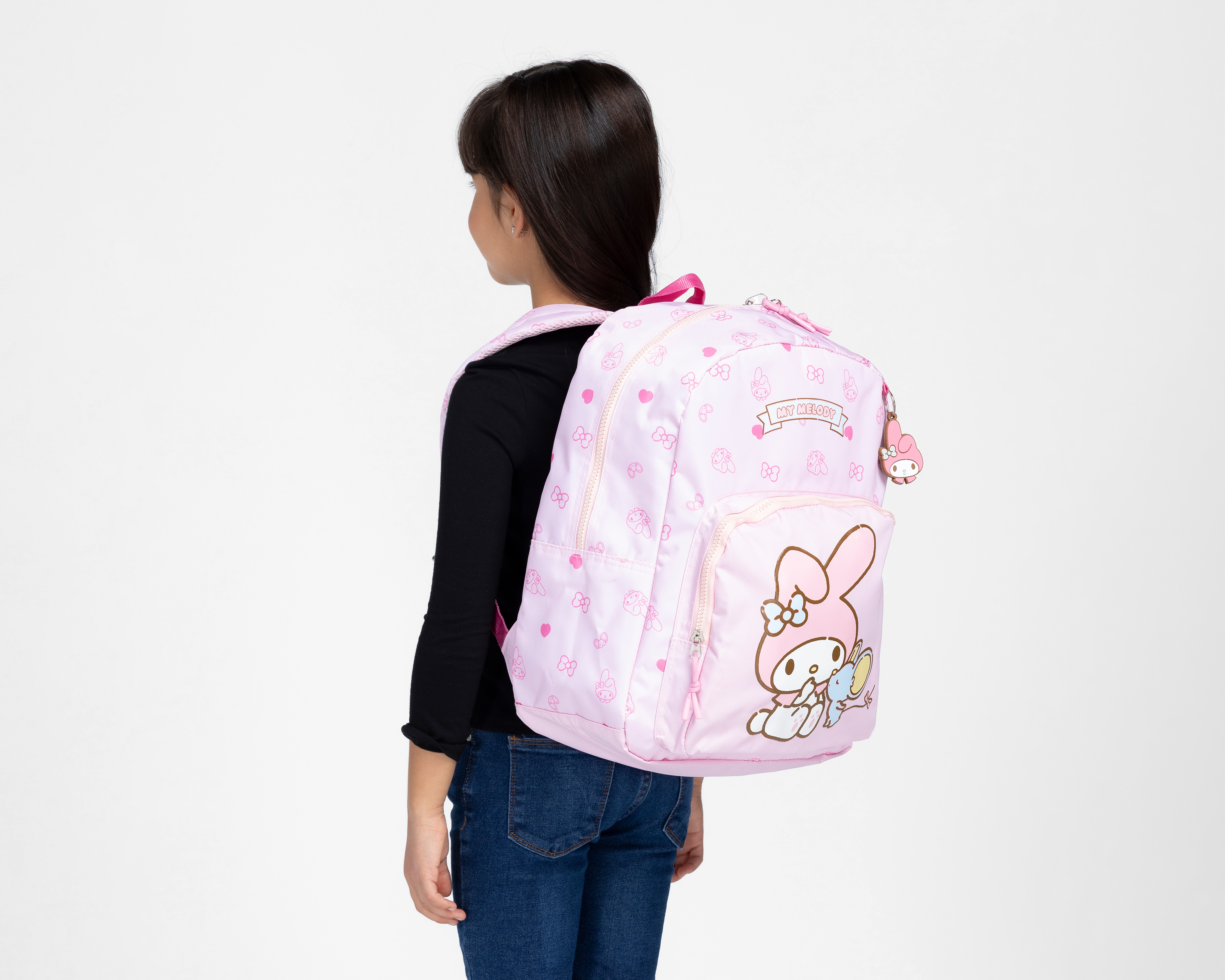 Foto 8 pulgar | Foto 7 | Mochila Escolar My Melody Rosa