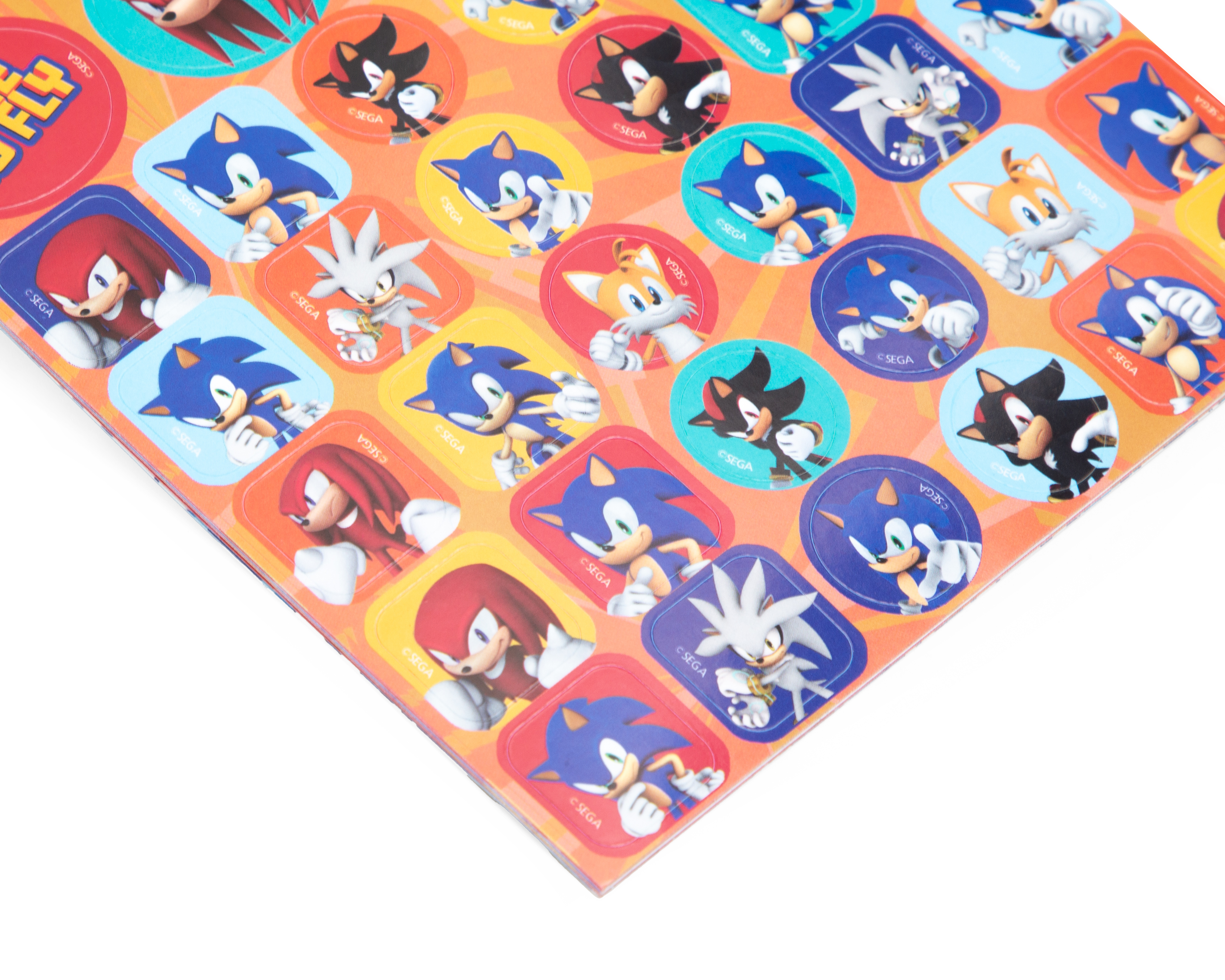 Foto 5 pulgar | Foto 4 | Block de Stickers Sonic Granmark