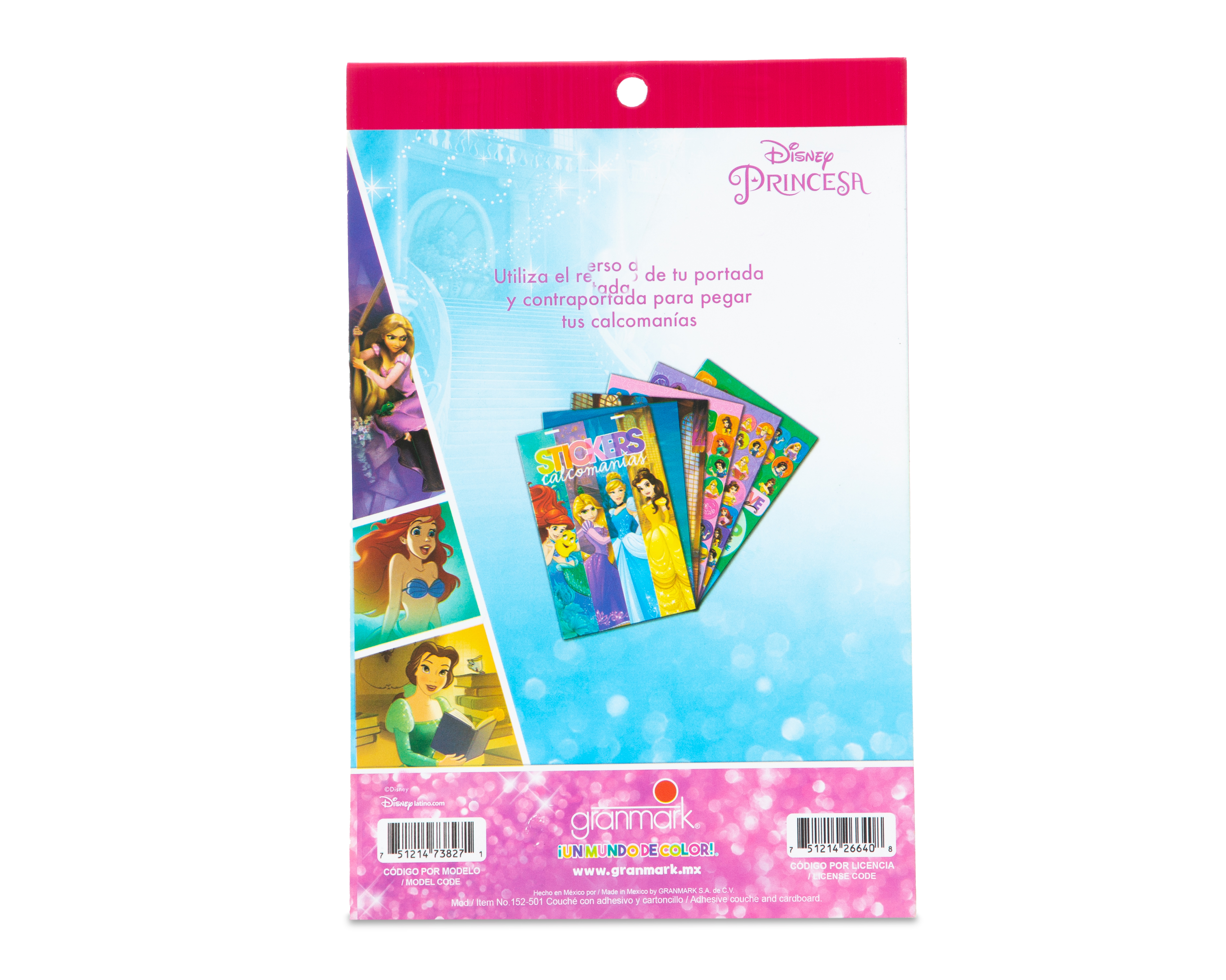 Foto 3 pulgar | Foto 2 | Block de Stickers Princesas Granmark
