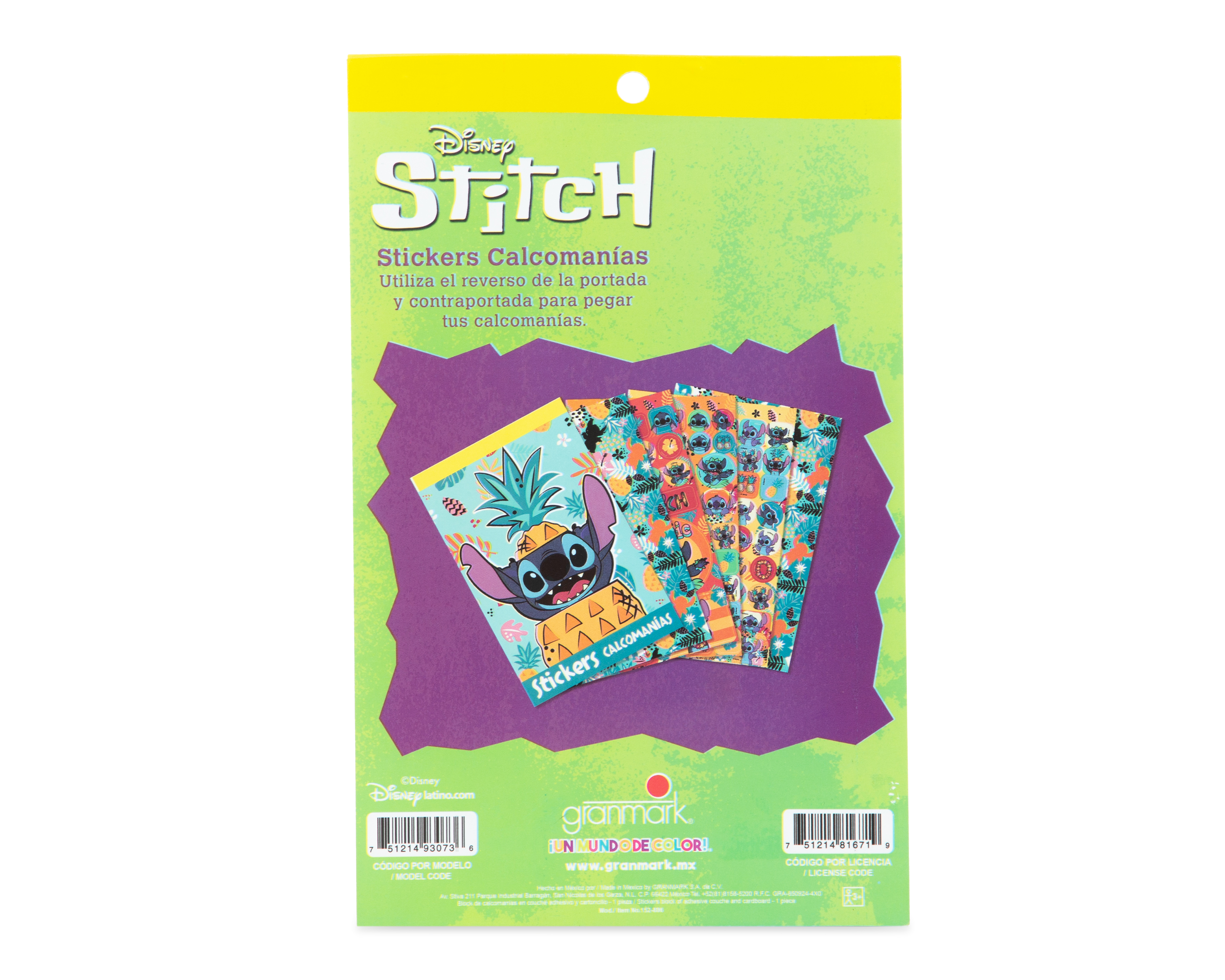 Foto 3 pulgar | Foto 2 | Block de Stickers Stitch Granmark