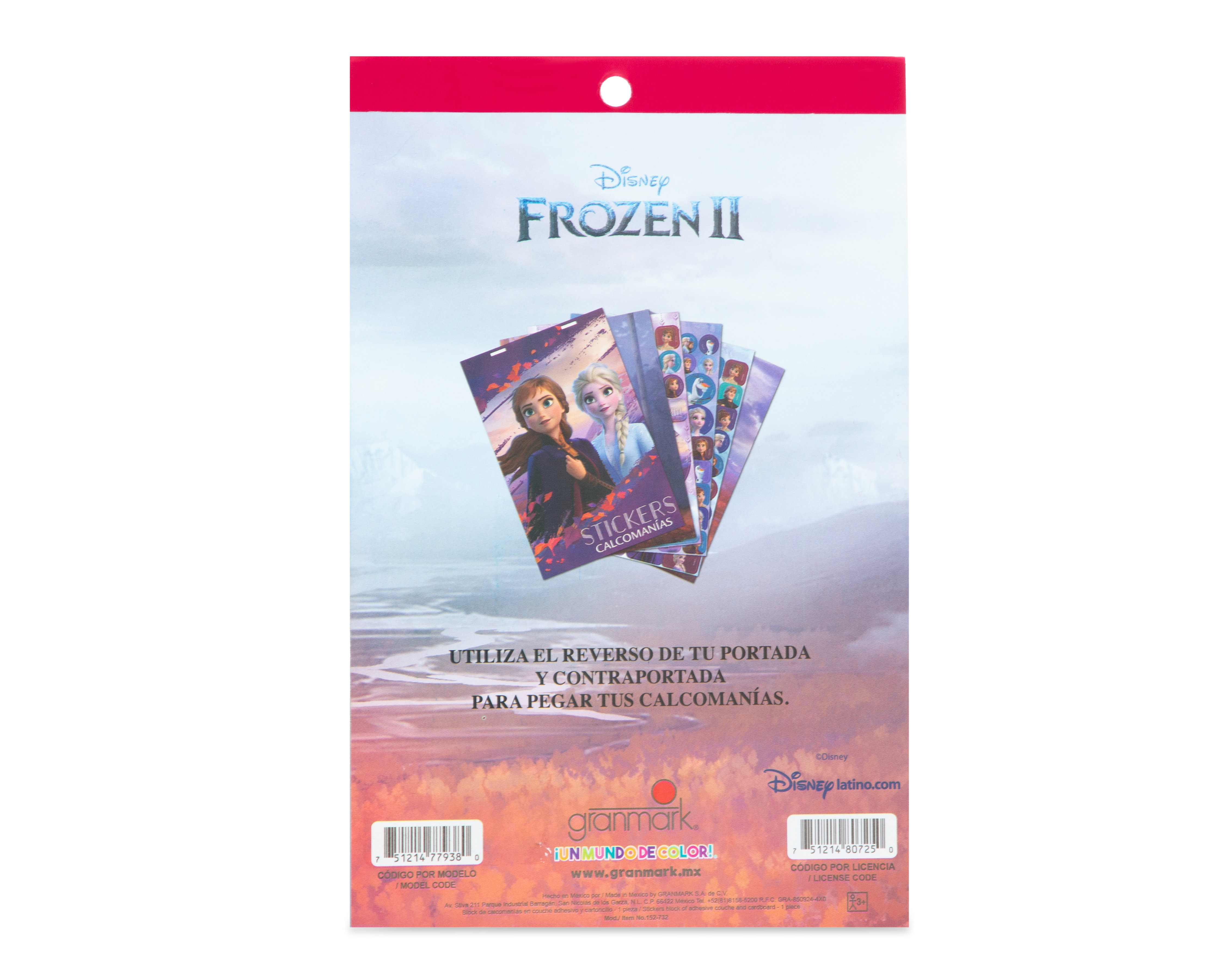 Foto 3 pulgar | Foto 2 | Block de Stickers Frozen Granmark