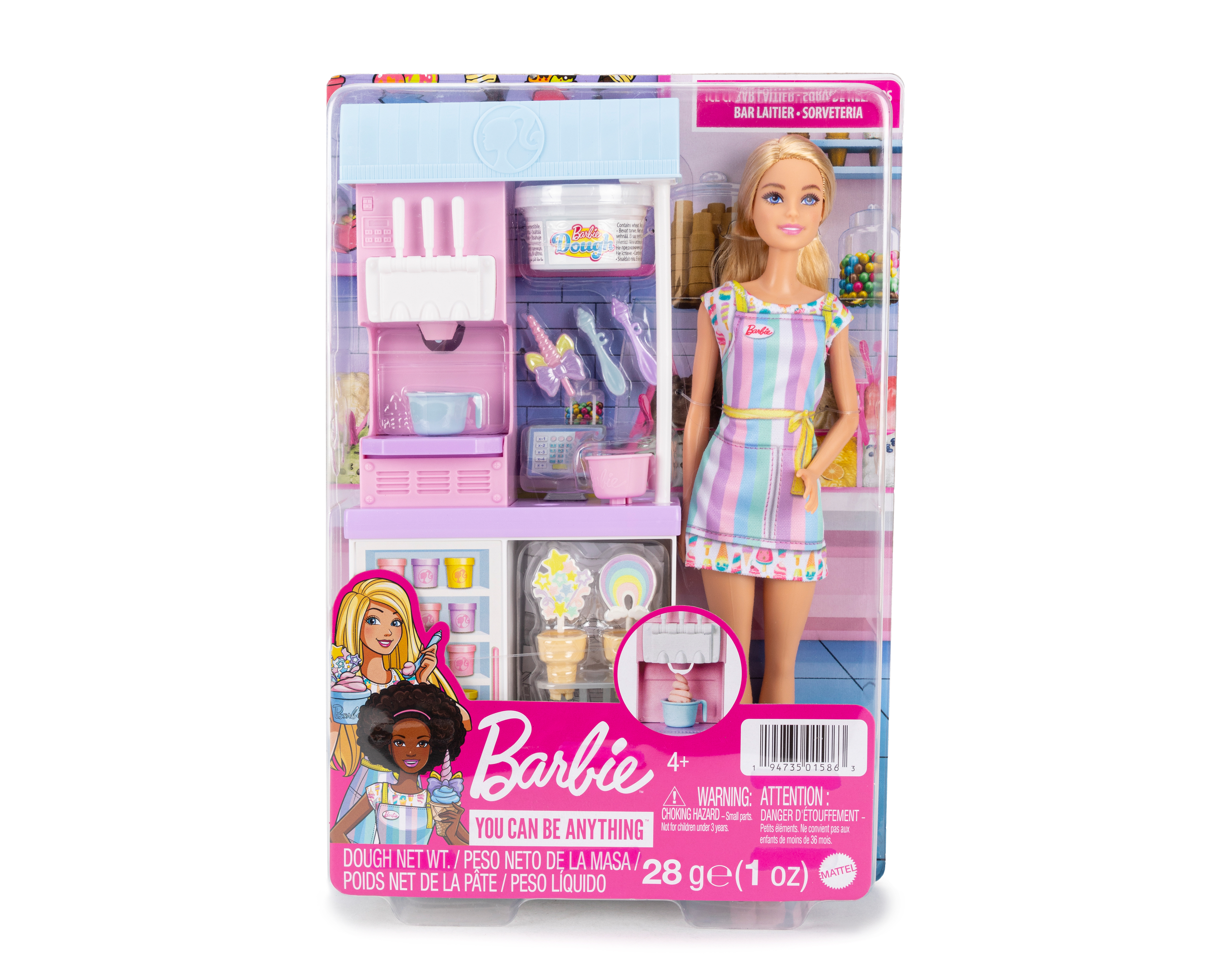 Muñeca Barbie Tienda de Helados