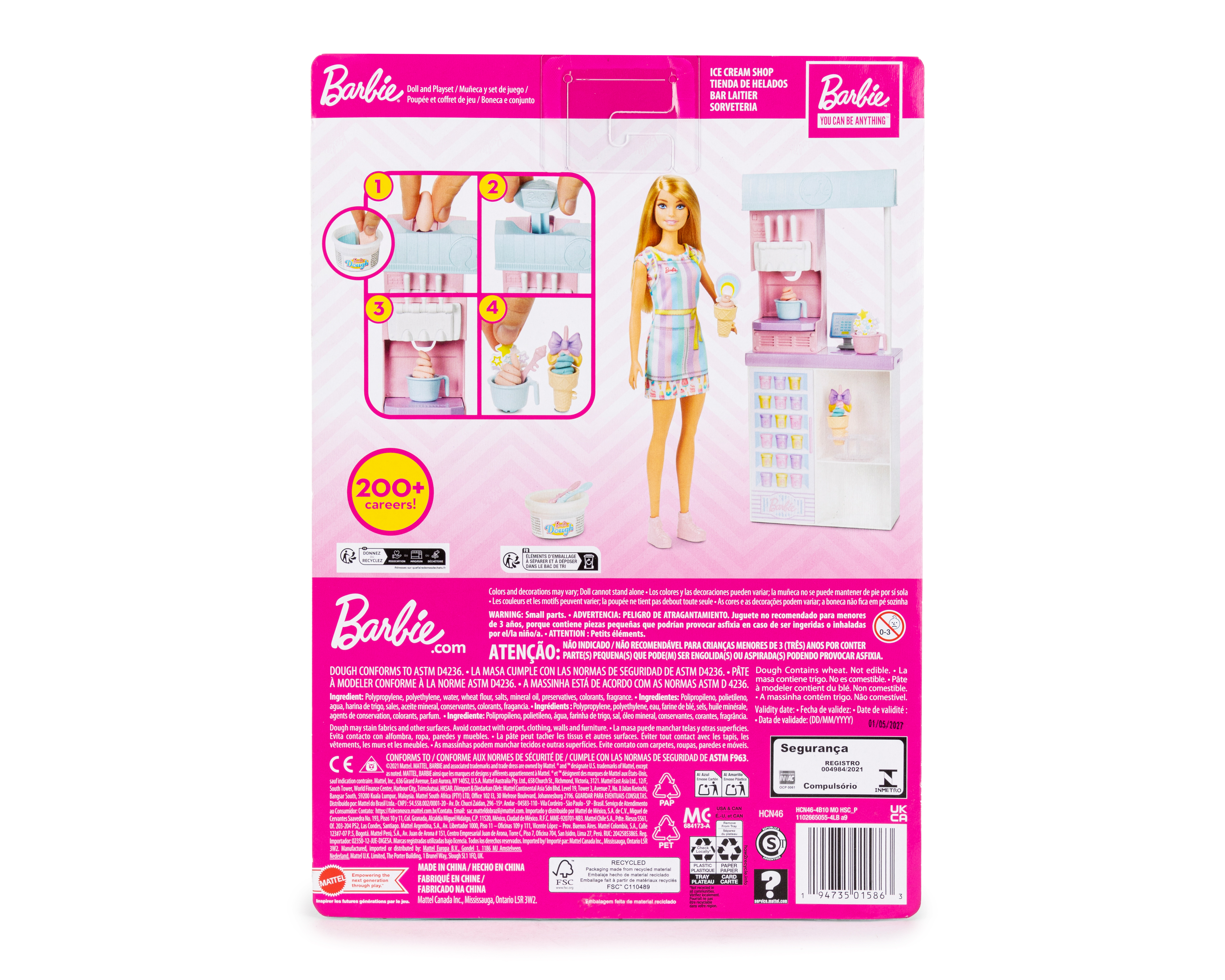 Foto 3 pulgar | Foto 2 | Muñeca Barbie Tienda de Helados