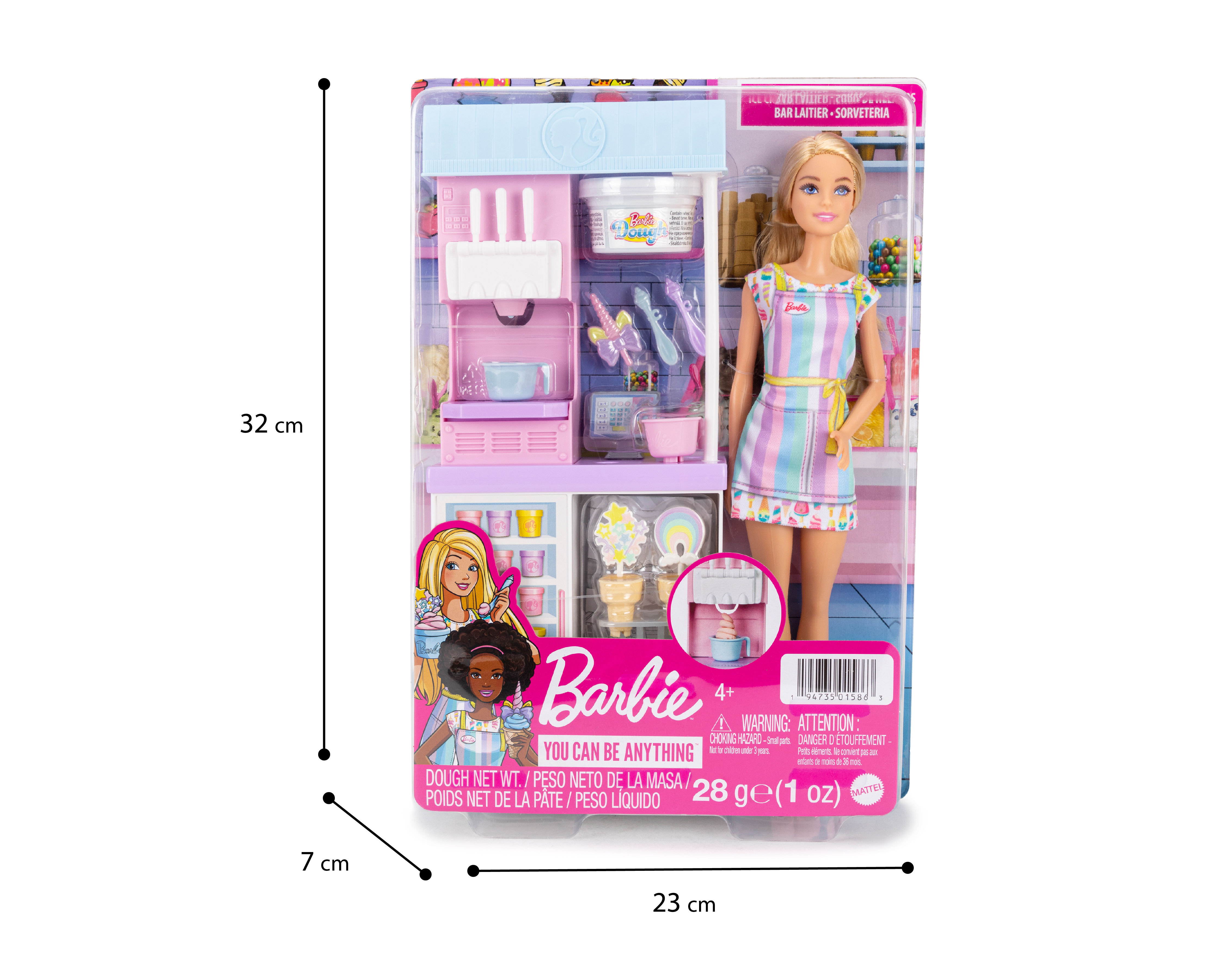 Foto 4 pulgar | Foto 3 | Muñeca Barbie Tienda de Helados