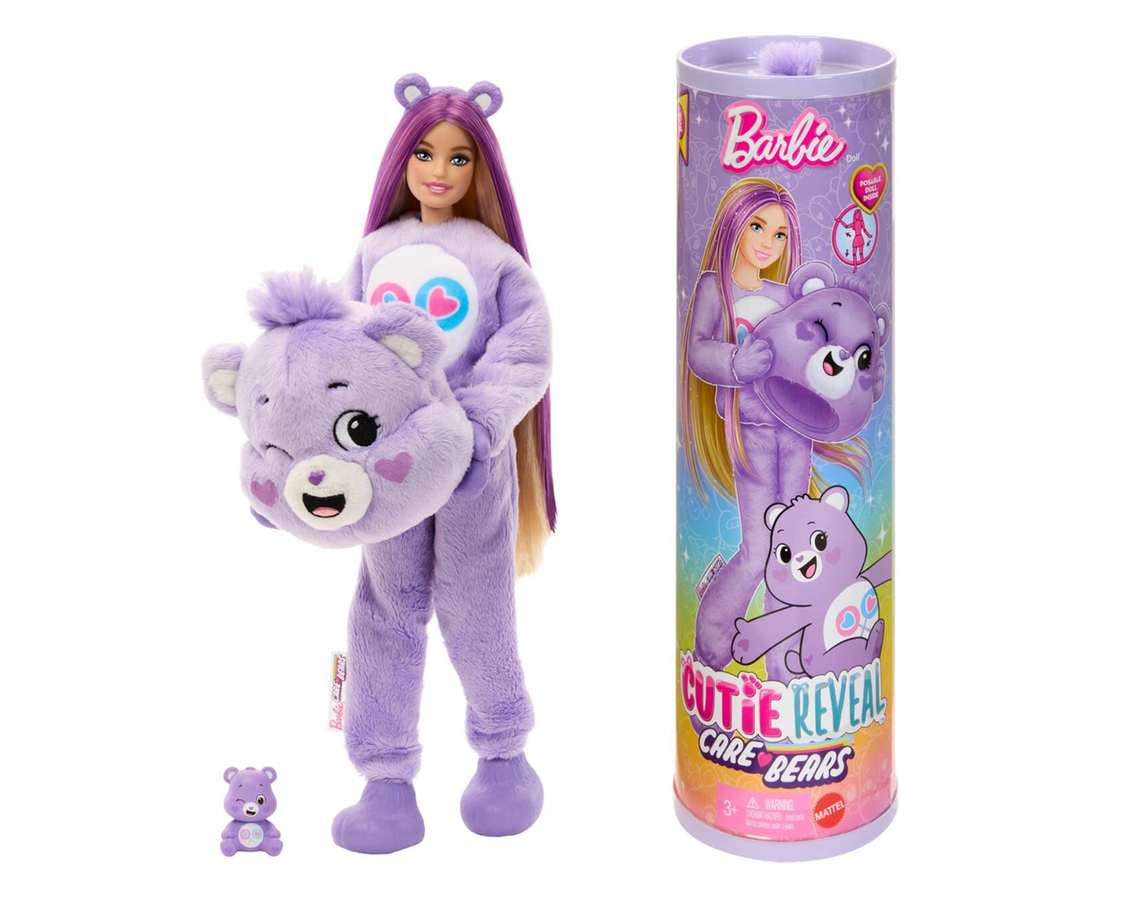Muñeca Barbie Cutie Reveal Care Bears 1 Pieza al Azar