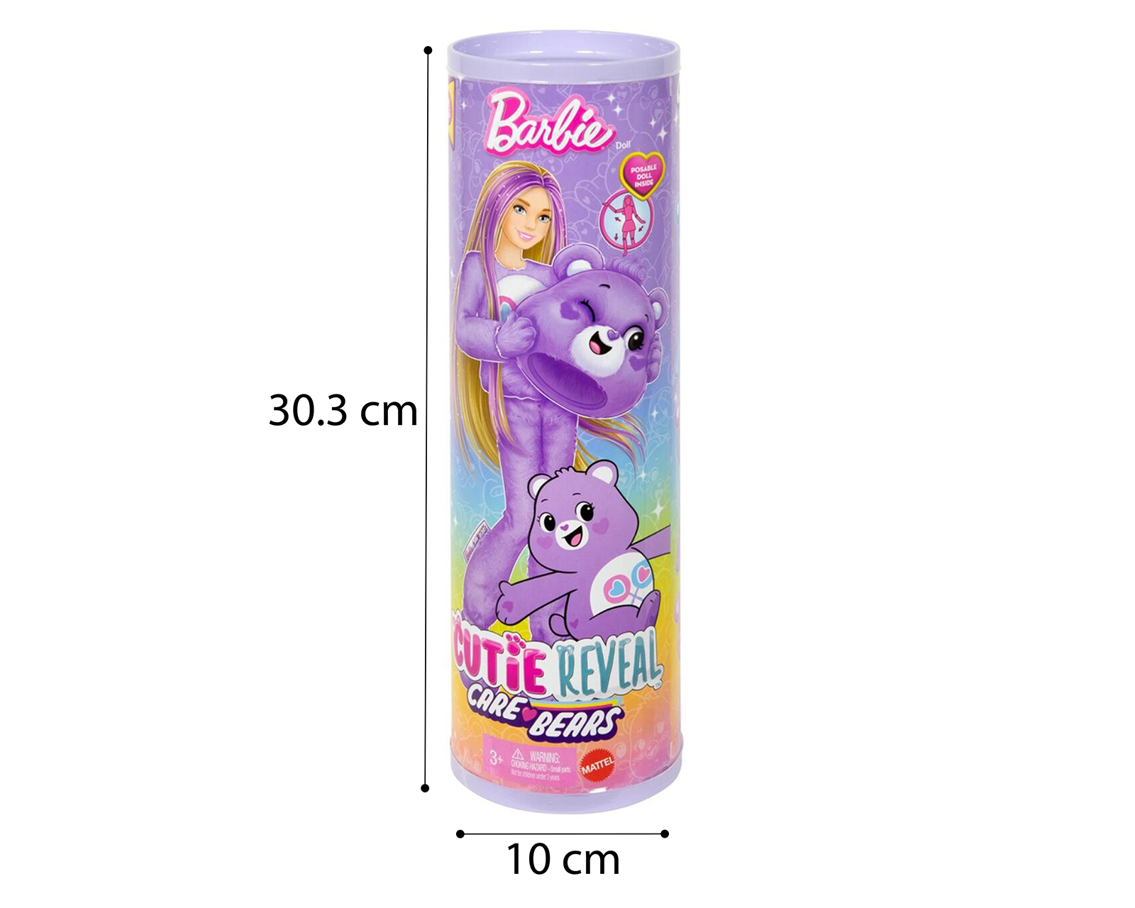 Foto 11 pulgar | Foto 10 | Muñeca Barbie Cutie Reveal Care Bears 1 Pieza al Azar