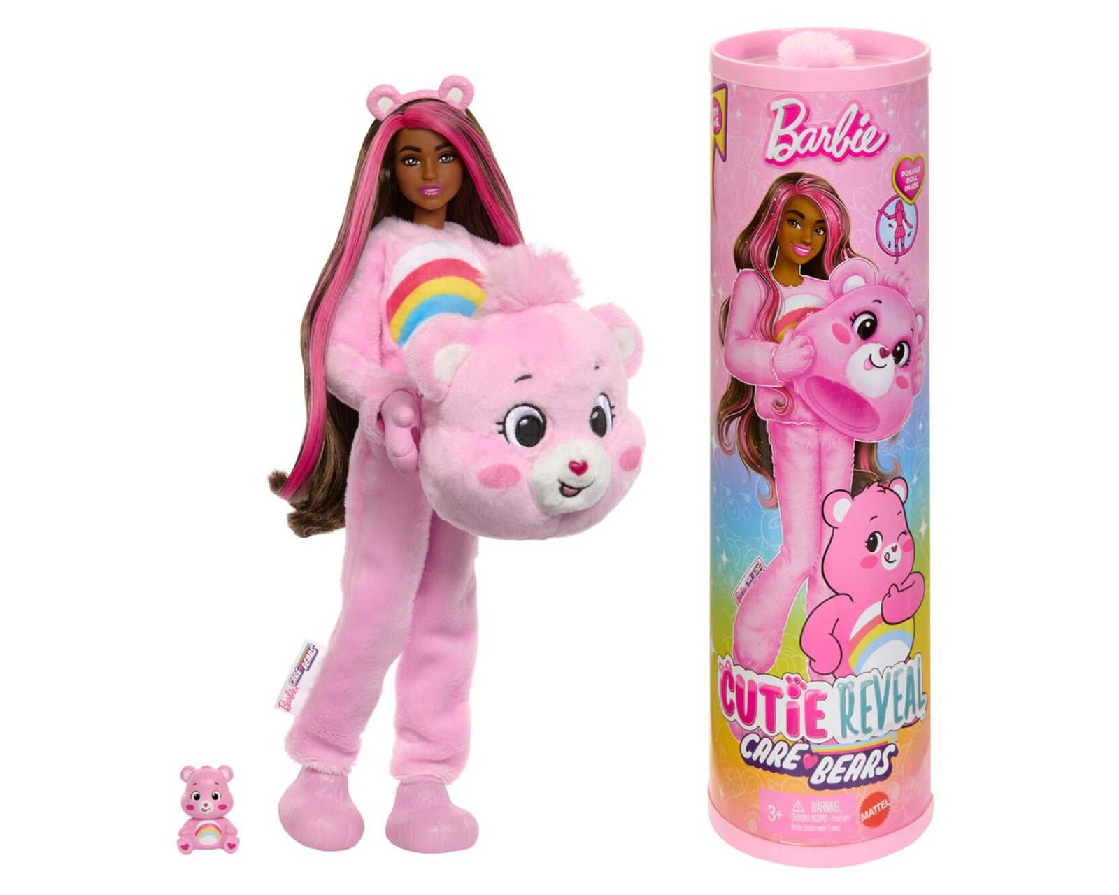 Foto 8 | Foto 8 | Muñeca Barbie Cutie Reveal Care Bears 1 Pieza al Azar