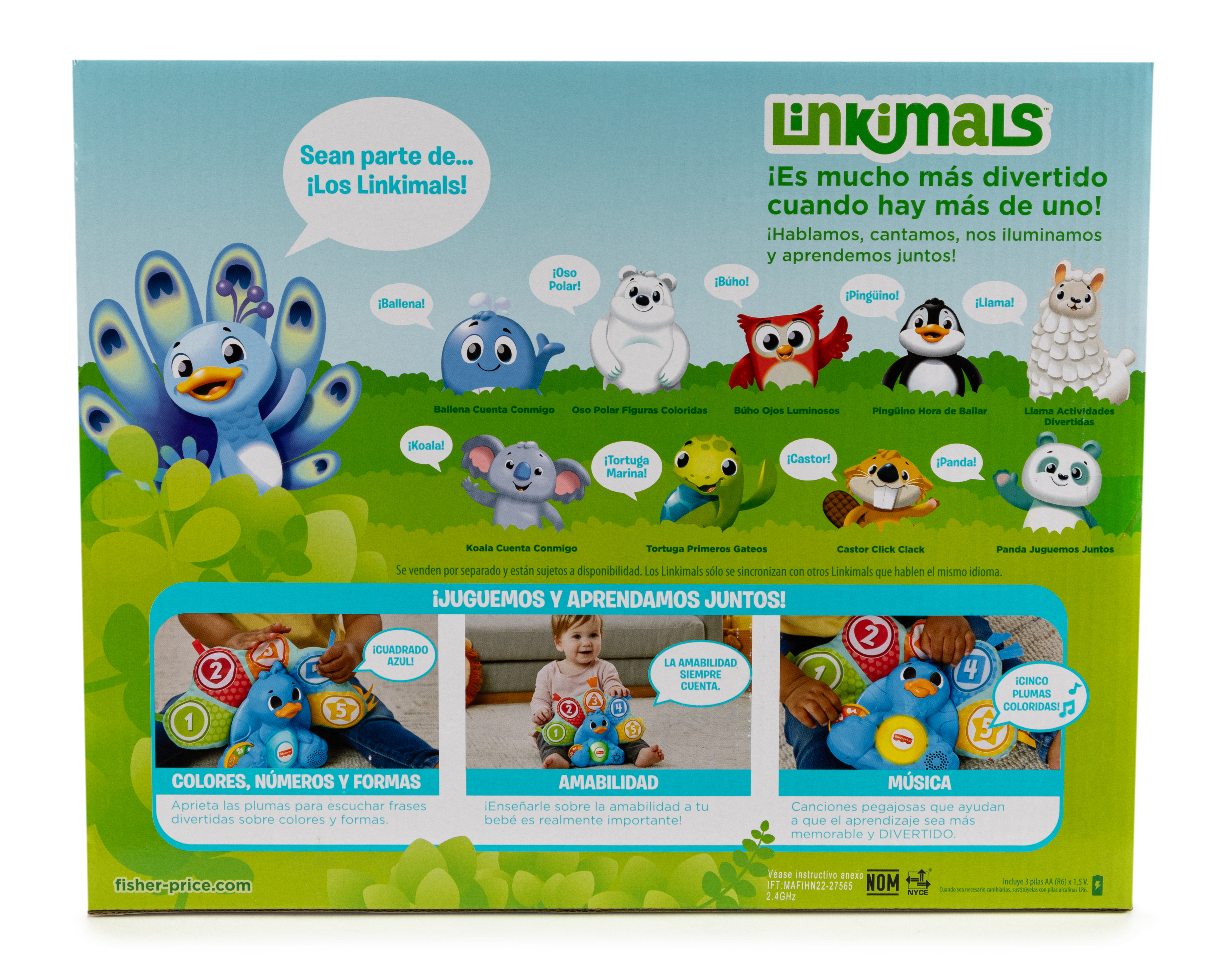 Foto 3 pulgar | Foto 2 | Pavo Real Plumas Coloridas Fisher-Price