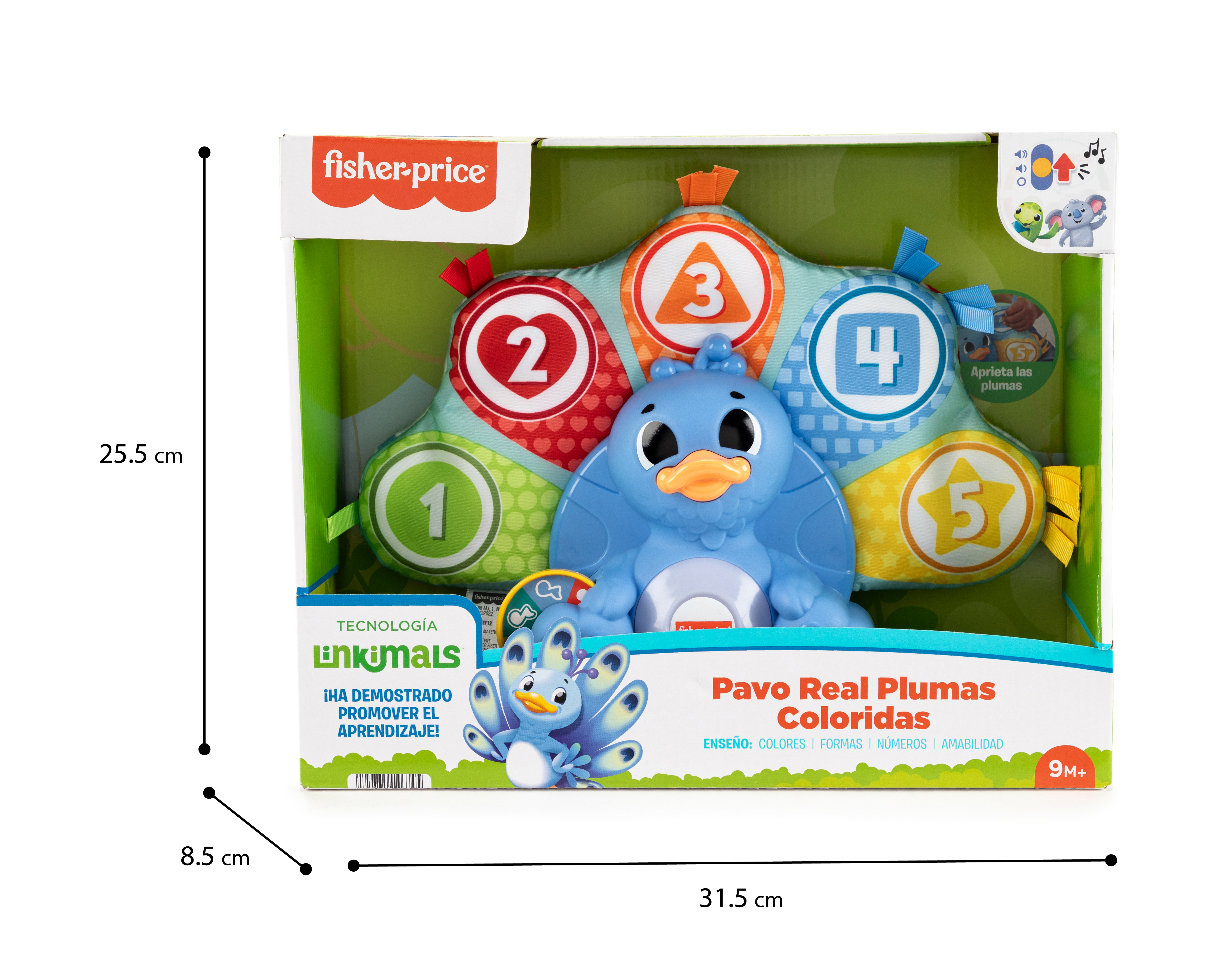 Foto 3 | Foto 3 | Pavo Real Plumas Coloridas Fisher-Price
