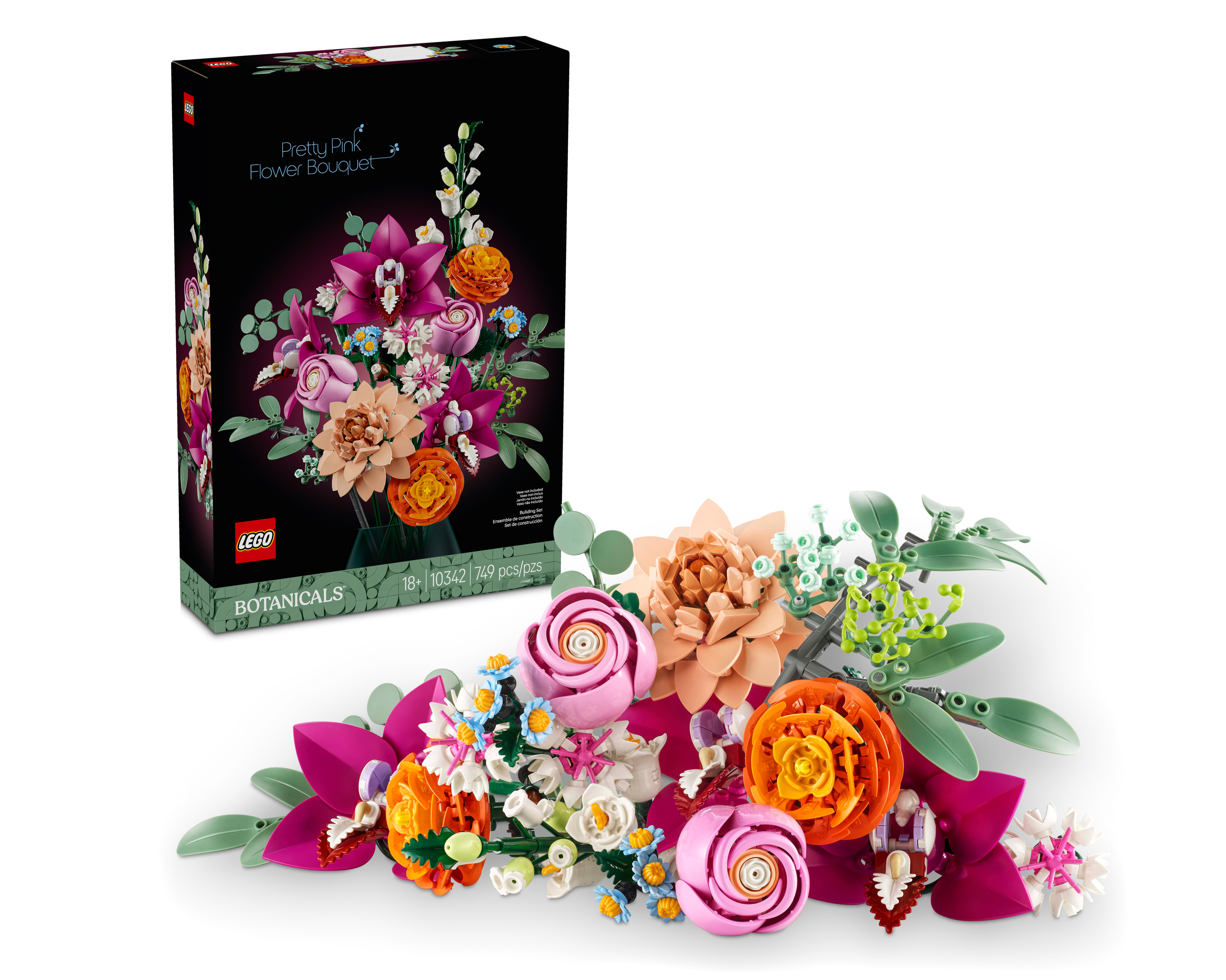LEGO Ramo de Flores Fantasía en Rosa