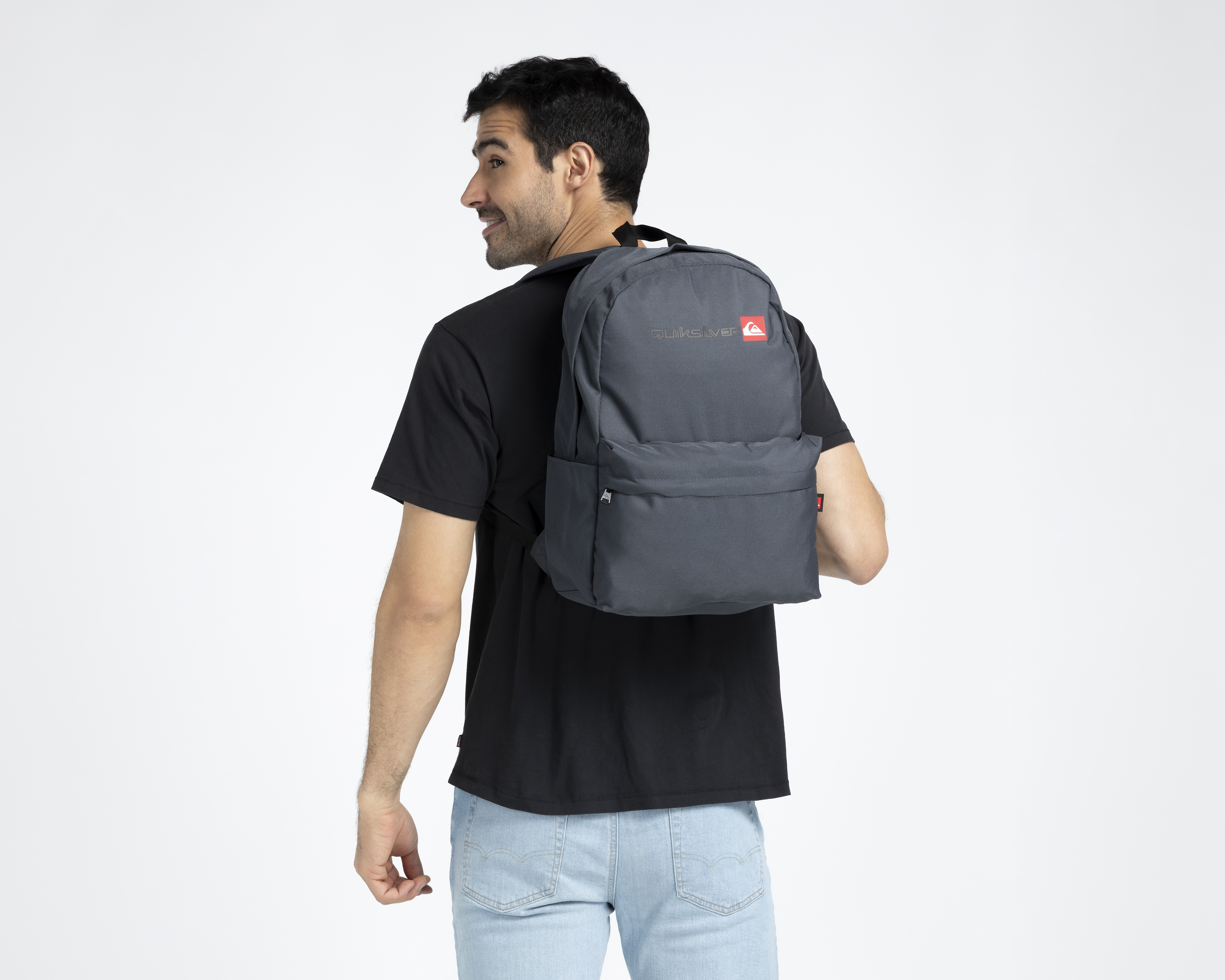 Foto 9 pulgar | Foto 8 | Mochila Escolar Quiksilver Gris
