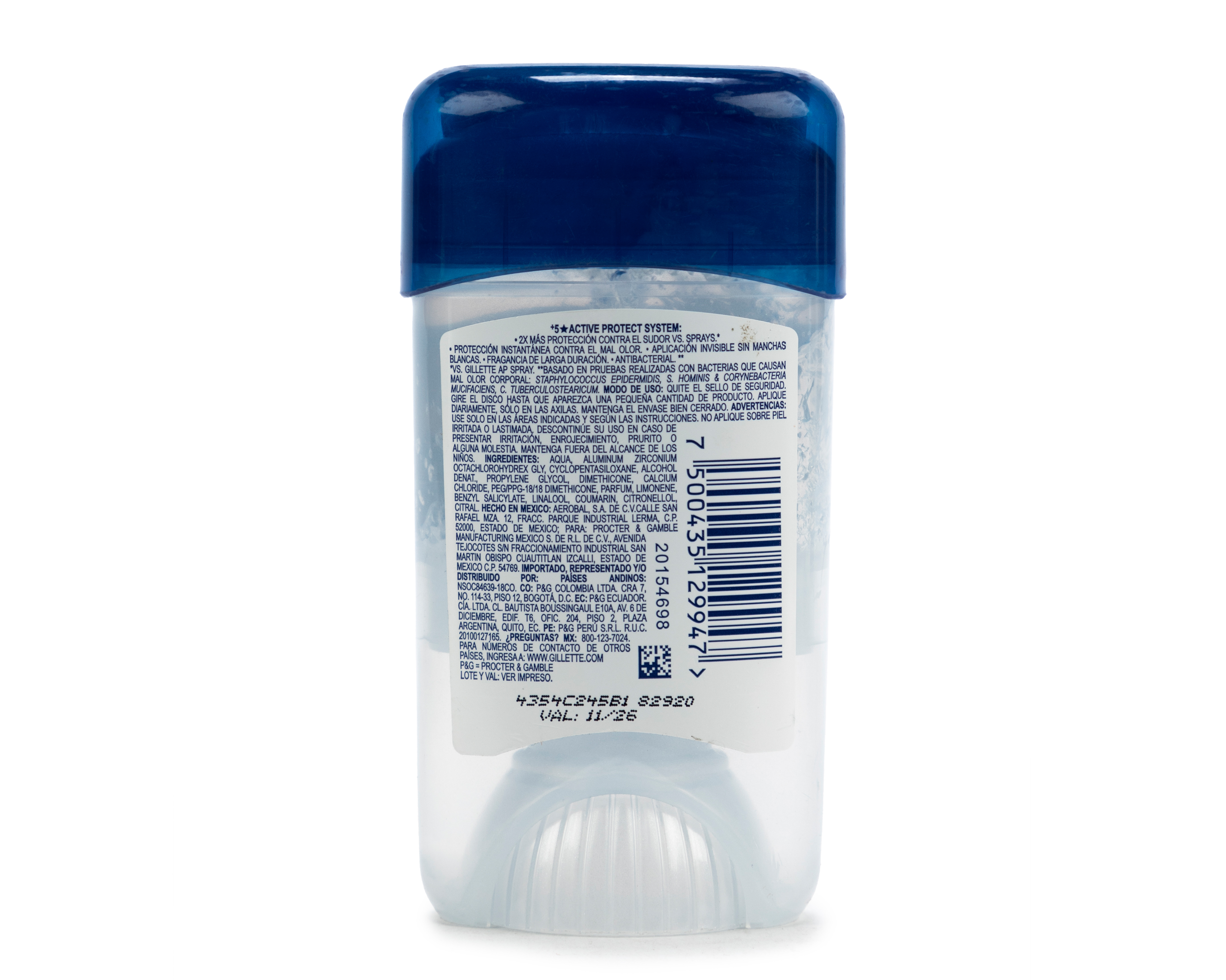 Foto 3 pulgar | Foto 2 | Desodorante Gillette Cool Wave sin Manchas 45 g