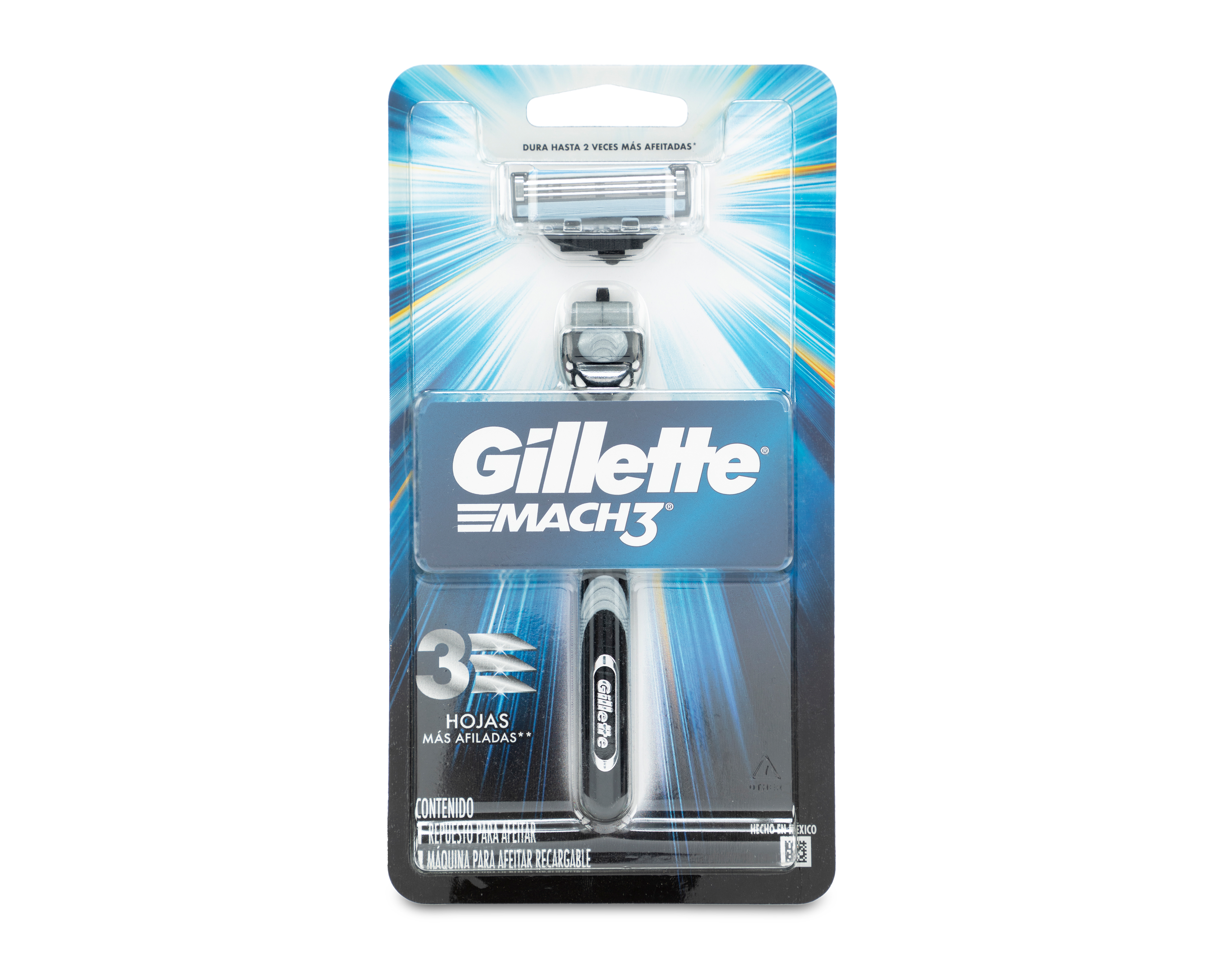 Rastrillo Gillette Mach3 con Repuesto