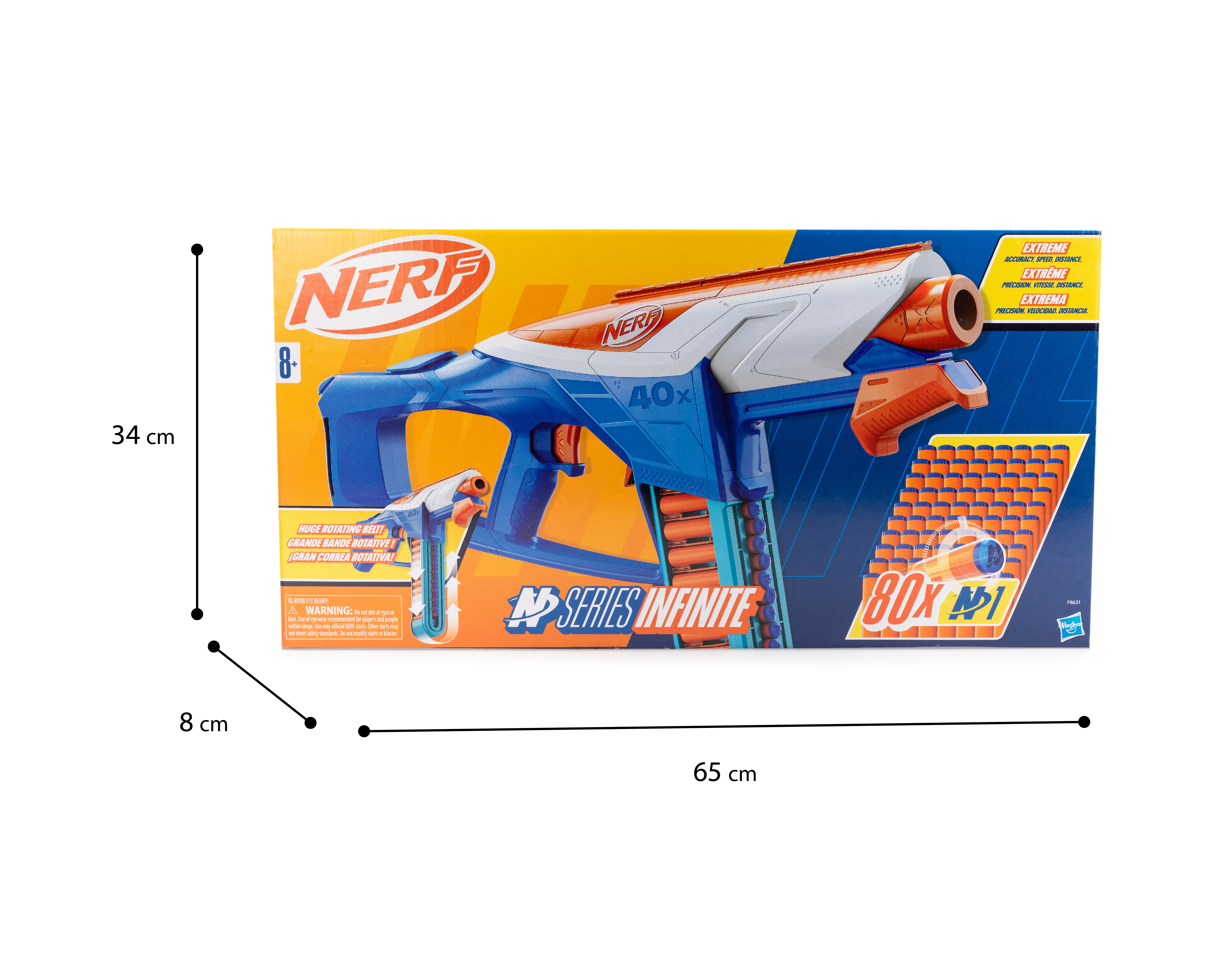 Foto 4 pulgar | Foto 3 | Lanzadardos Nerf Series Infinite