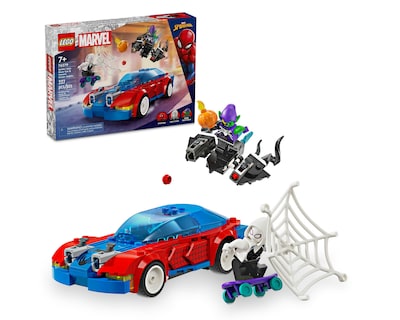 Foto 1 | Foto 1 | LEGO Marvel: Coche de Carreras de Spider-Man y Duende Verde
