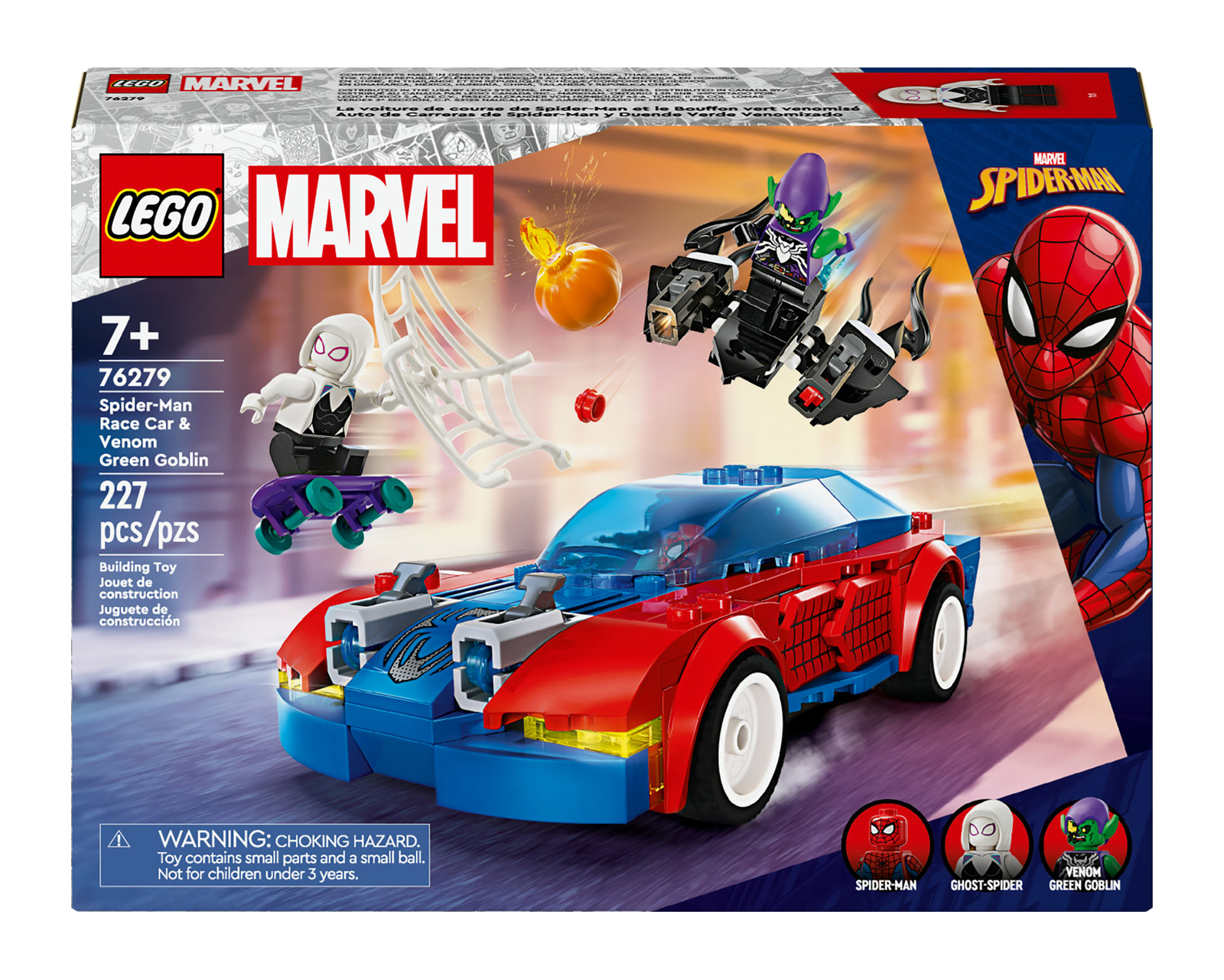 Foto 3 pulgar | Foto 2 | LEGO Marvel: Coche de Carreras de Spider-Man y Duende Verde