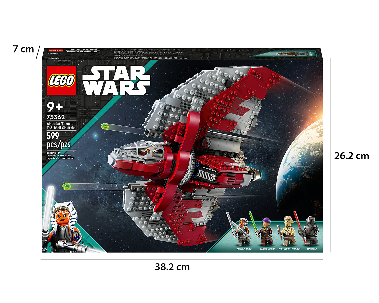 Foto 11 pulgar | Foto 10 | LEGO Star Wars: Lanzadera Jedi T-6 de Ahsoka Tano