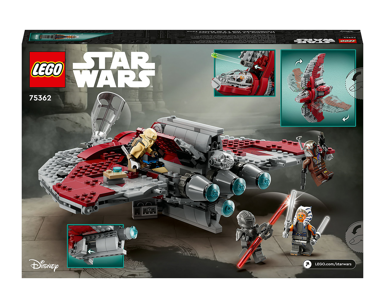 Foto 10 pulgar | Foto 9 | LEGO Star Wars: Lanzadera Jedi T-6 de Ahsoka Tano